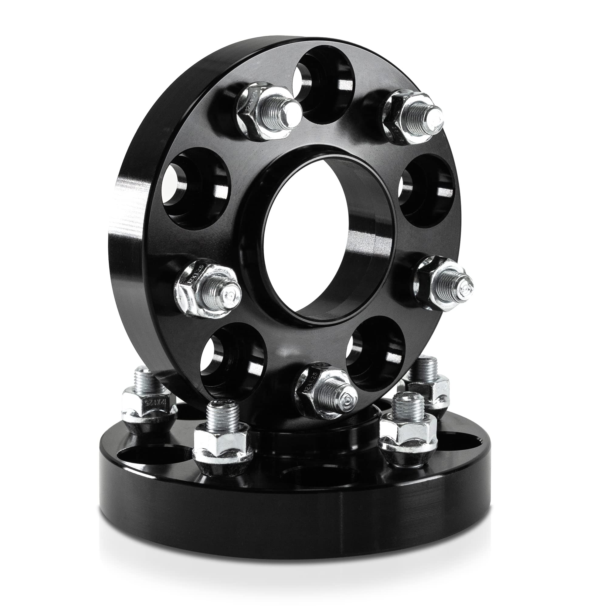 25mm (1 Inch) Hubcentric Black Wheel Spacers 5x100 Compatible For Subaru BRZ Impreza Forester WRX XV Crosstrek Outback Legacy Ba