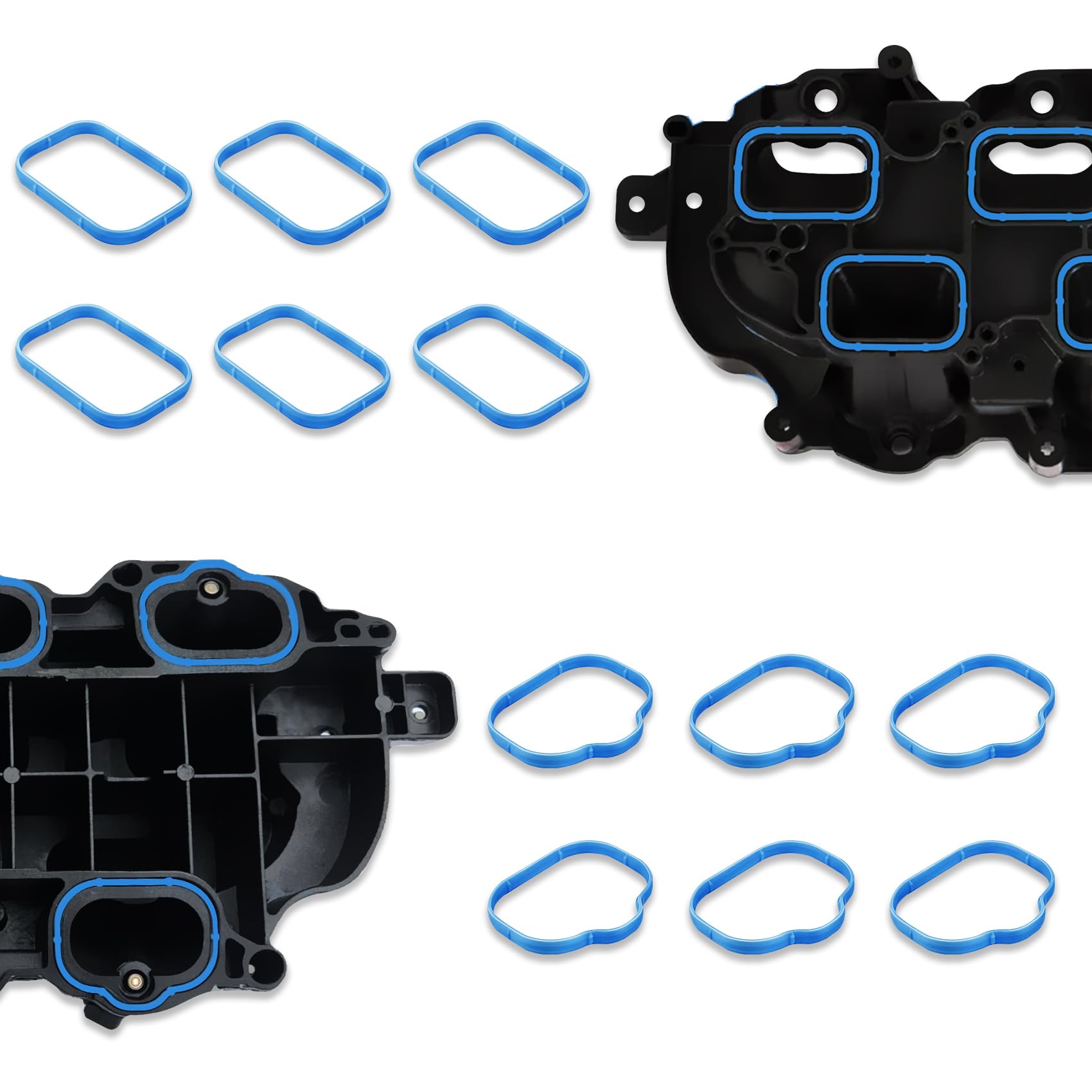 Kutyun Intake Manifold Upper And Lower Gasket Set, Intake Manifold Gasket Set Replacement For Dodge Chrysler Jeep Ram 3.6L, Repl