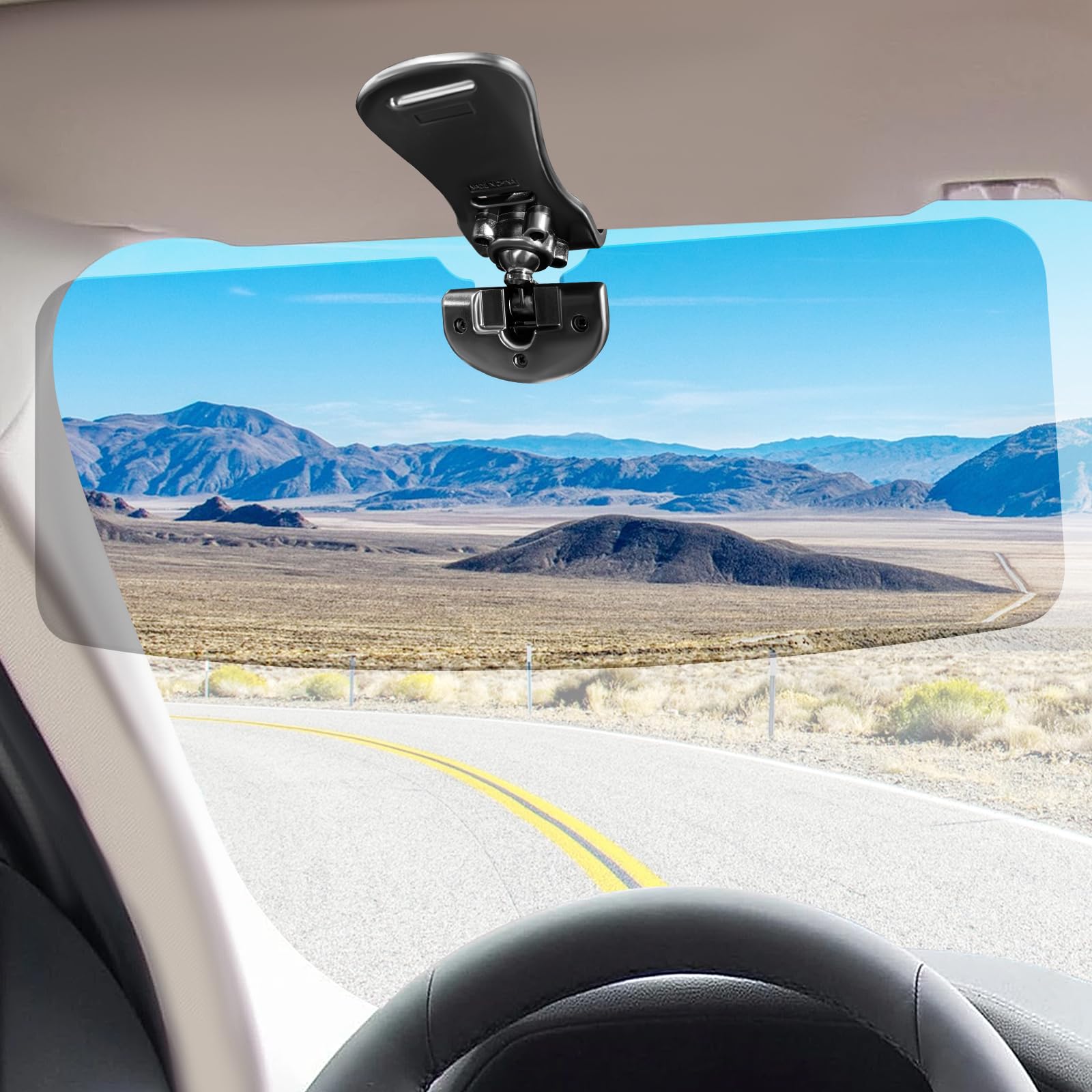 DOOUBAO Sun Visor for SUV, Sun Visor Extender for Car Easy to Install, UV400 Anti-Glare Protects from Glare, UV Rays, Snow Blind