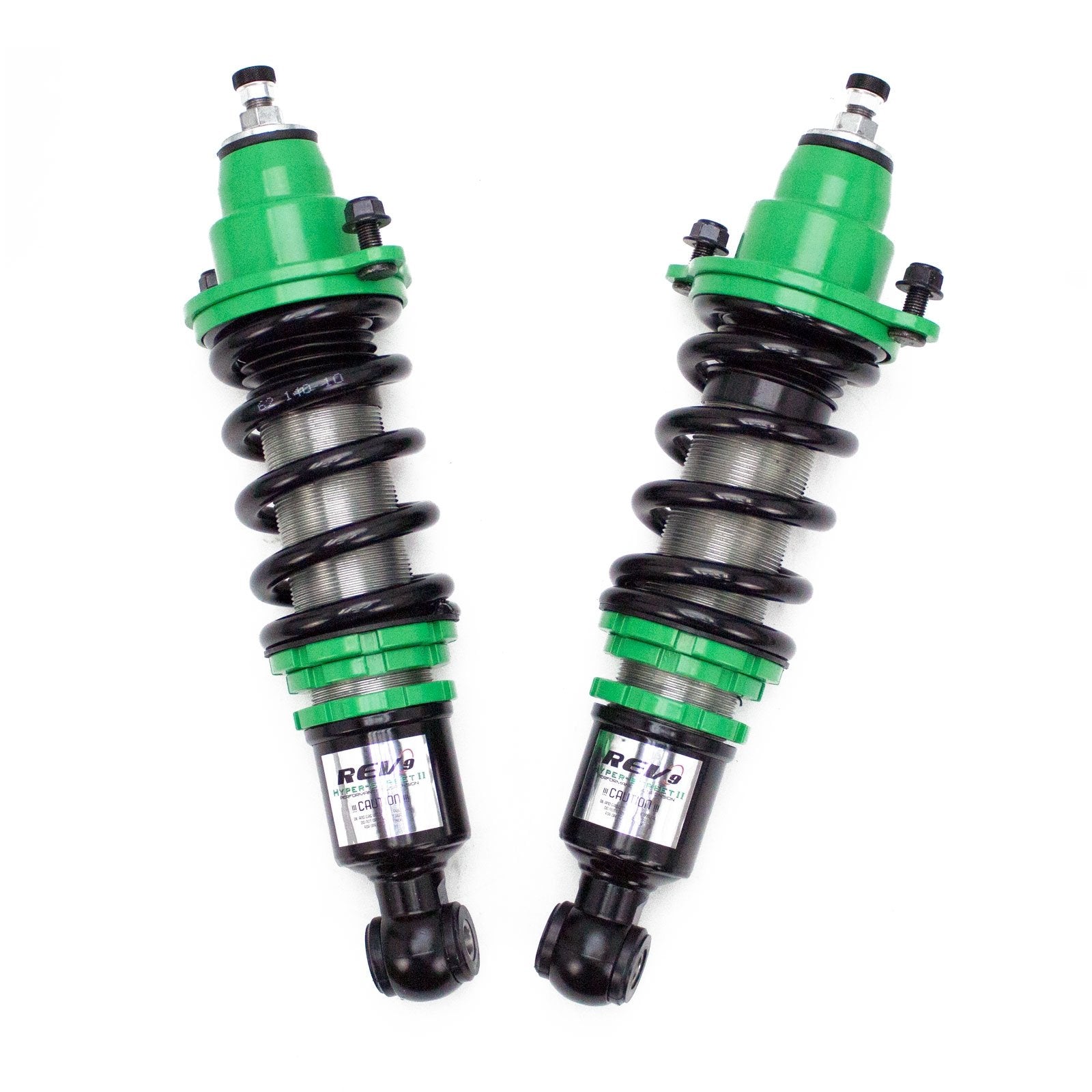 Rev9 R9-HS2-013_3 Hyper-Street II Coilover Suspension Lowering Kit, Mono-Tube Shock w/ 32 Click Rebound Setting, Full Length Adj