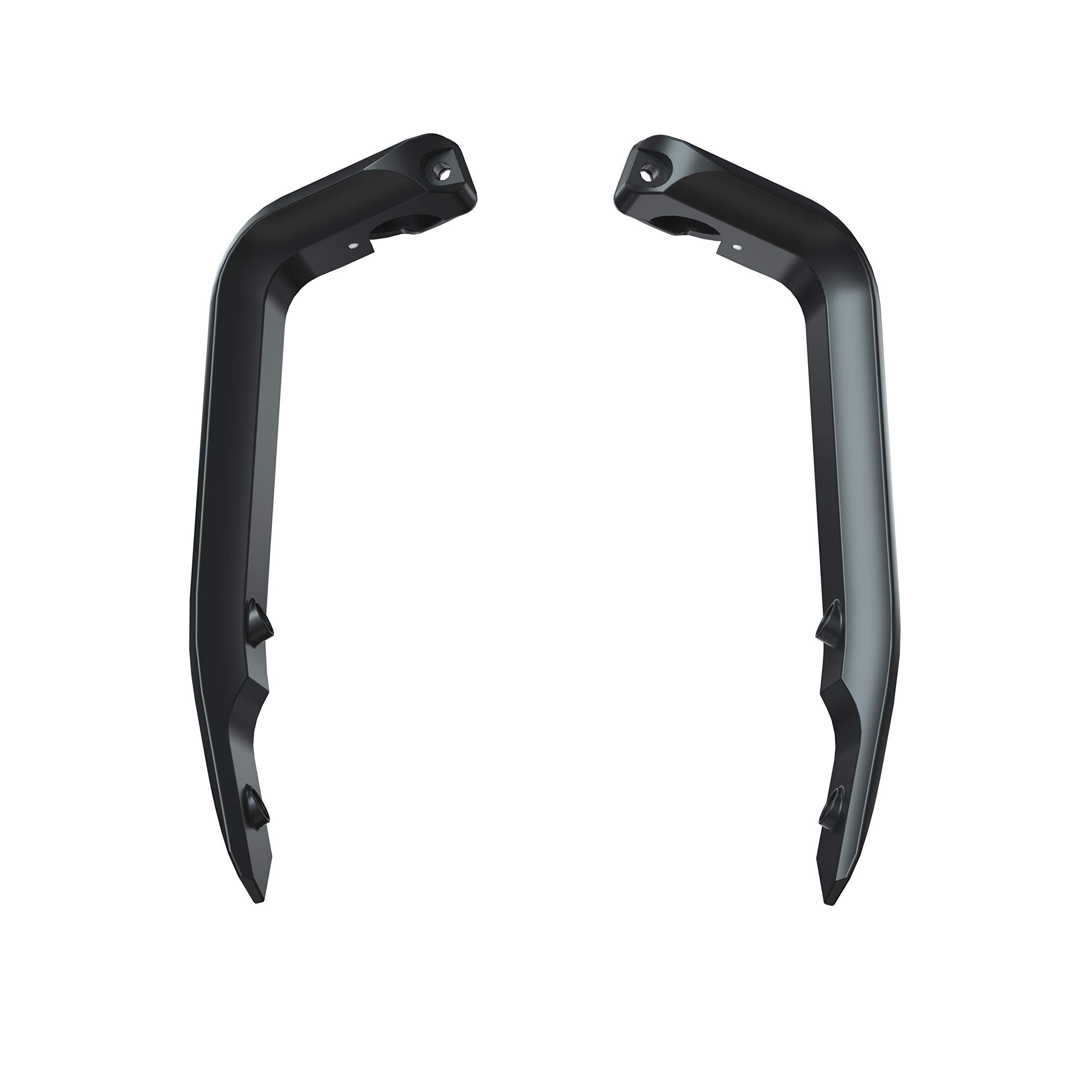 Polaris Snowmobile Defend Handguard Mounts - Aluminum, Black, Trail Performance/Crossover