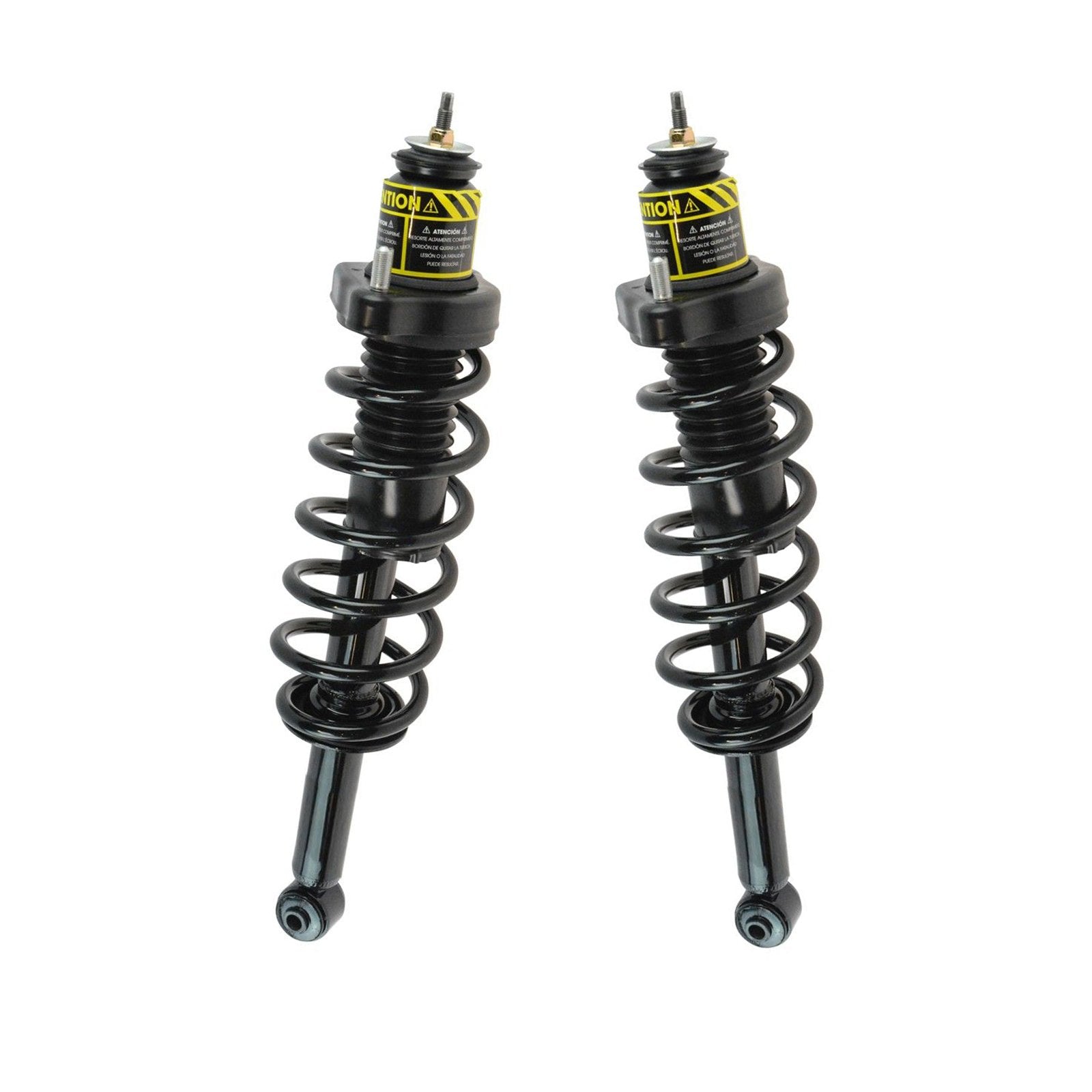 Trq Rear Strut & Coil Spring Assembly Set Driver & Passenger Sides Compatible With 11-14 Chrysler 200 07-10 Sebring 08-14 Dodge