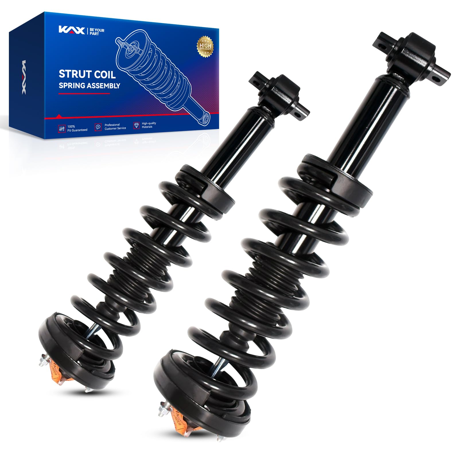 KAX Rear Quick Struts for Toyota Camry 2002-2003, Lexus ES300 2002-2003 Rear Shocks Complete Struts Assembly with Coil Spring Se