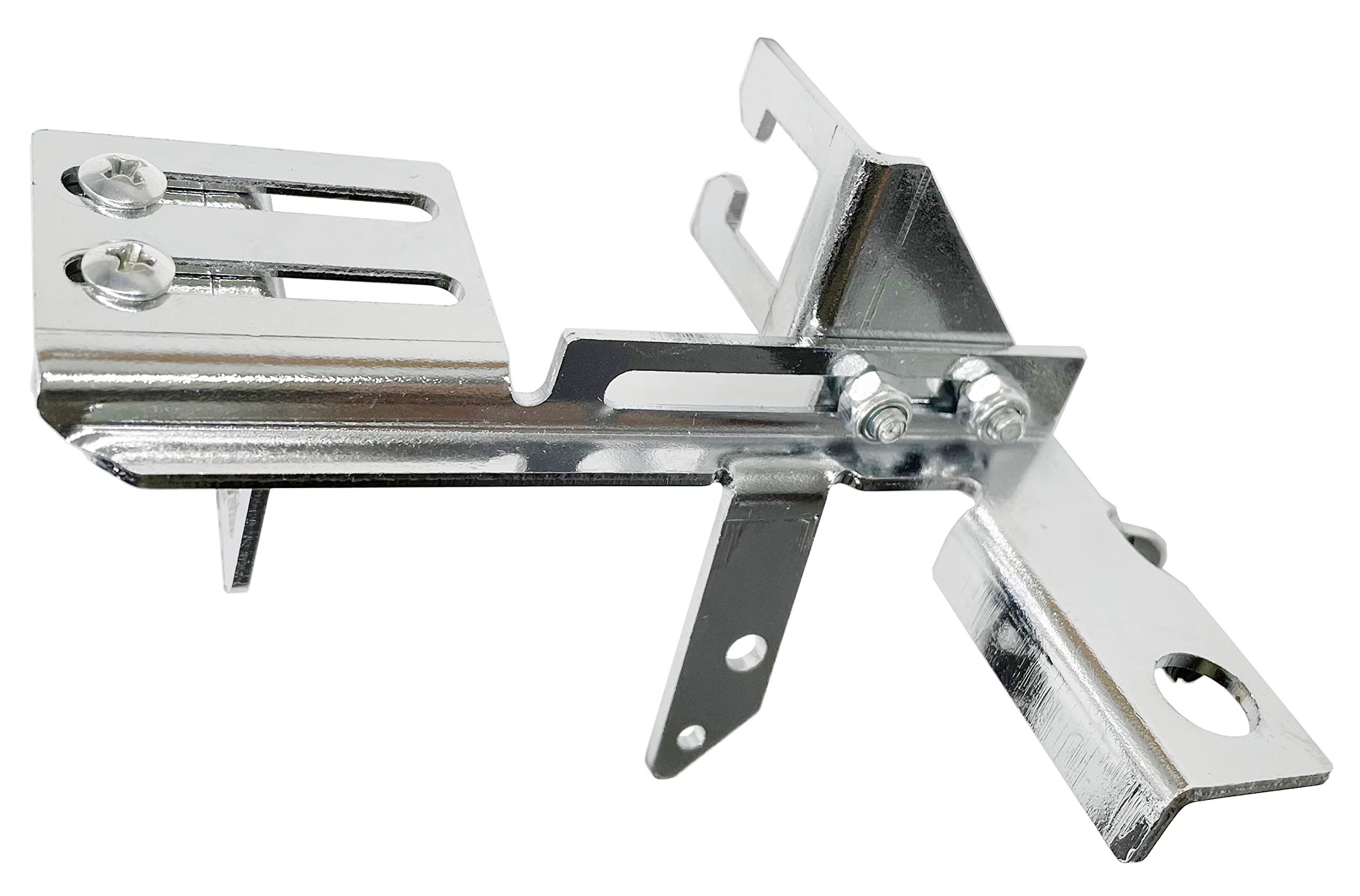 Lkonwee 24283 Throttle And Kickdown Cable Bracket Kit,Adjustable,Chrome Steel Carburetor Linkage Bracket Fits For Sbc Bbc Holley