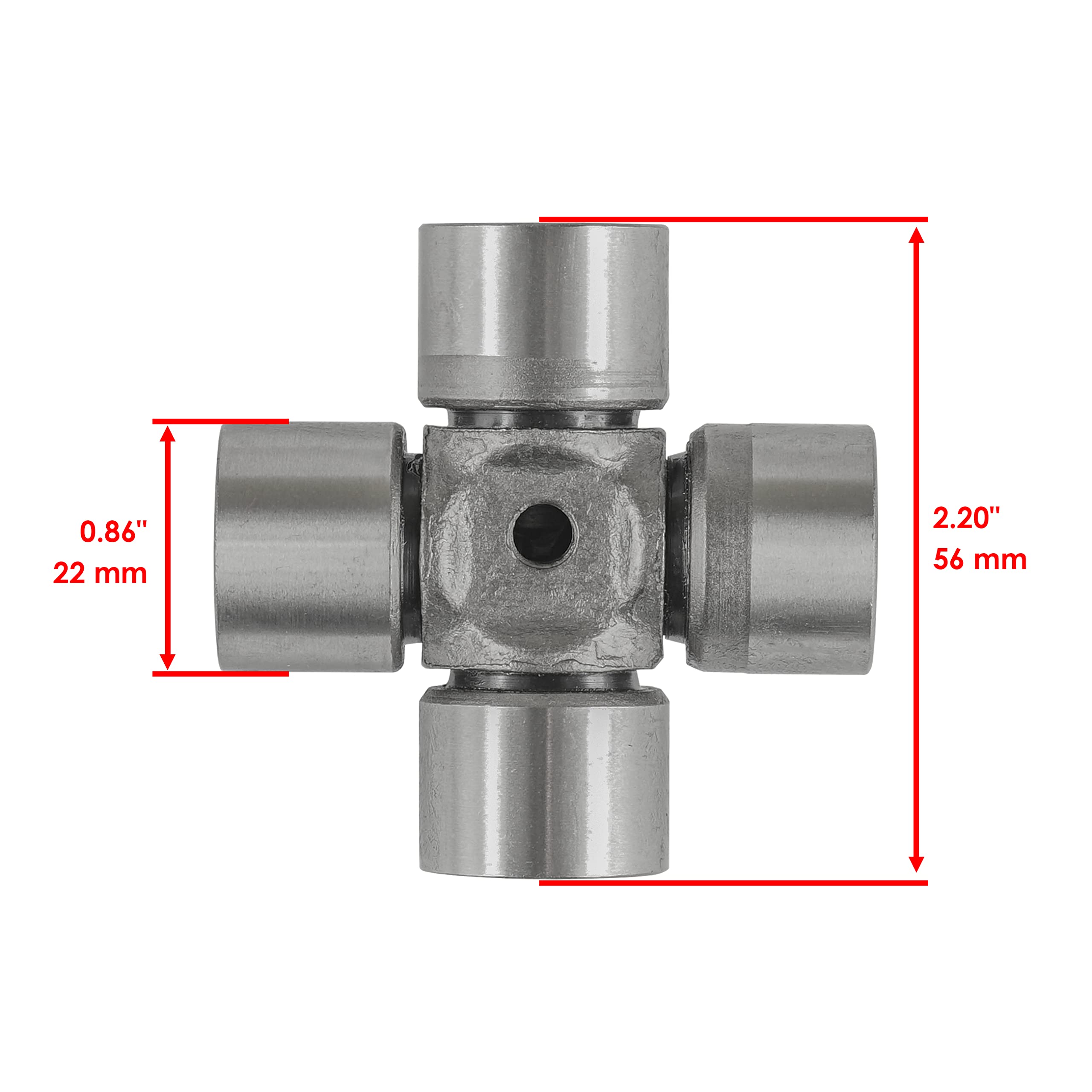 Caltric 2 Front Drive Shaft U-Joint Compatible With Can-Am Maverick 1000 4X4 Std Xmr Xrs Dps 2013-2016