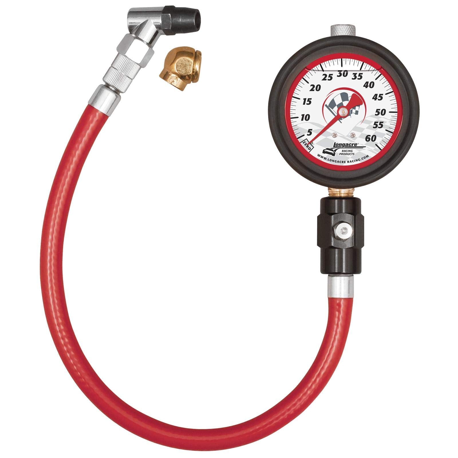 Longacre 52-52002 Liquid Filled 2-1/2 Tire Gauge, 0-60 Psi