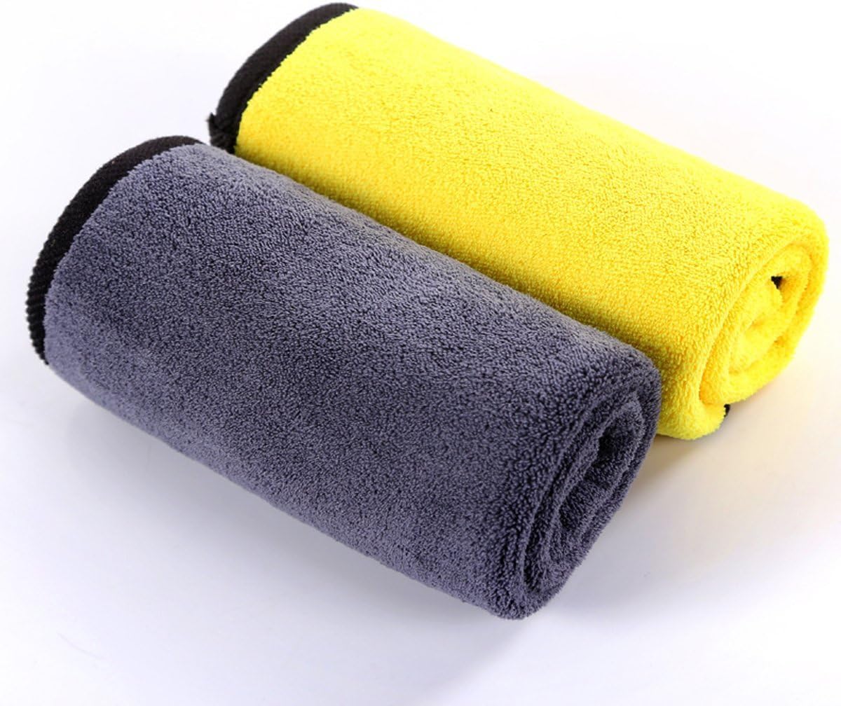 Rack and sell 800 GSM Microfiber Cloth for Car Cleaning and Detailing  Dual Sided, Extra Thick Plush Microfiber Cloth  40cm x 