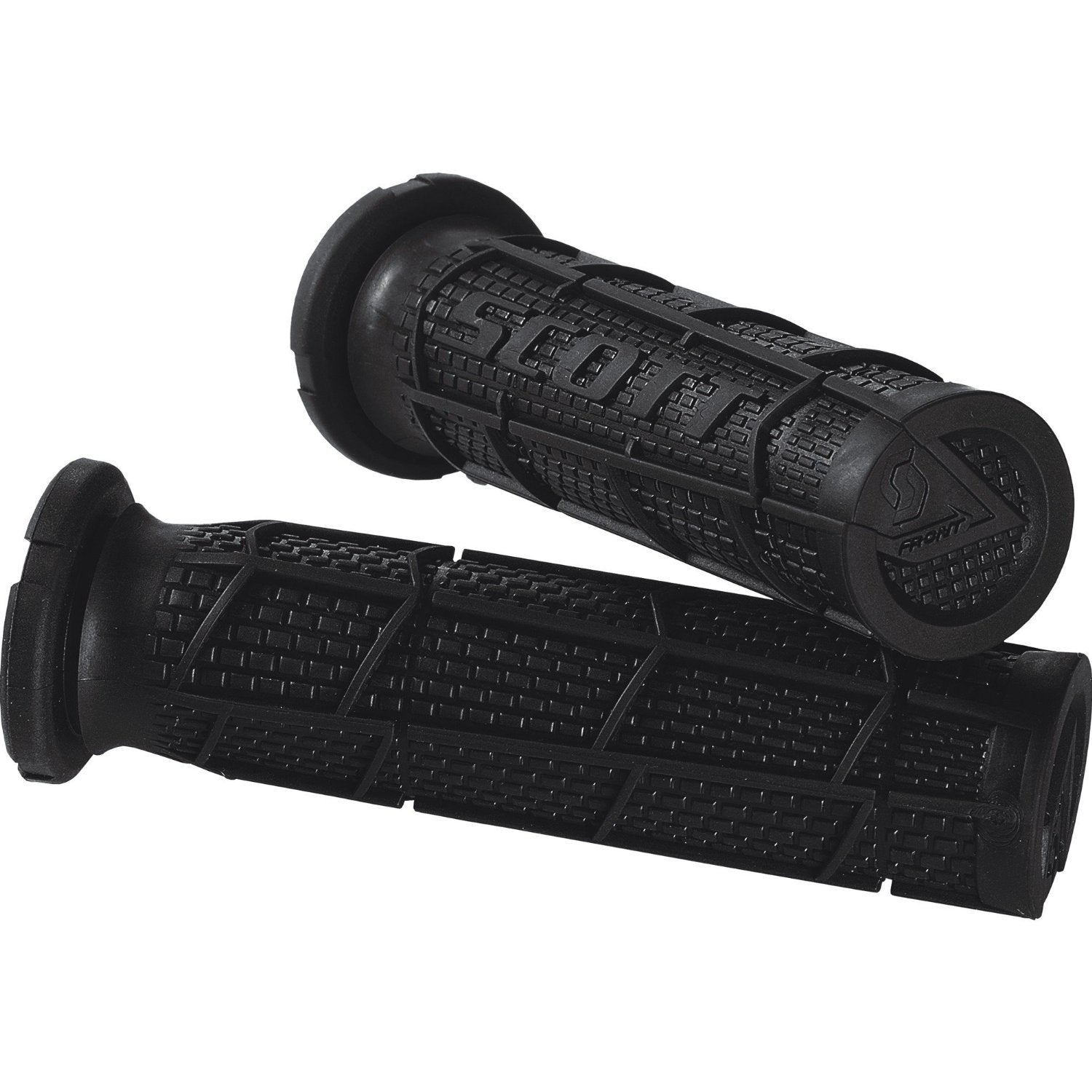 Scott Radial Black Atv Handlebar Hand Grips And Fits Yamaha Raptor Kodiak Wolverine Banshee Blaster Grizzly Timberwolf Beartrack