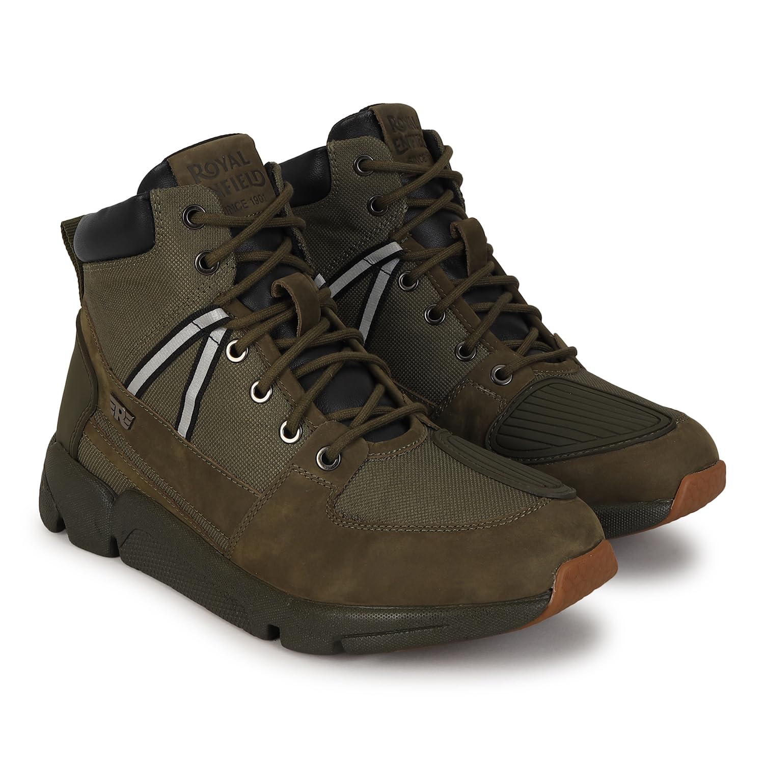 Royal Enfield City Cruising Olive Boots (Size: 9)Bos250001Olive