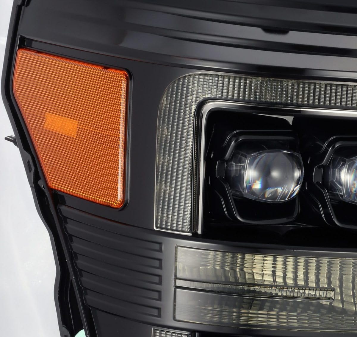 AlphaRex 11-16 Super Duty NOVA-Series LED Projector Headlights, Model 880147, Black Finish