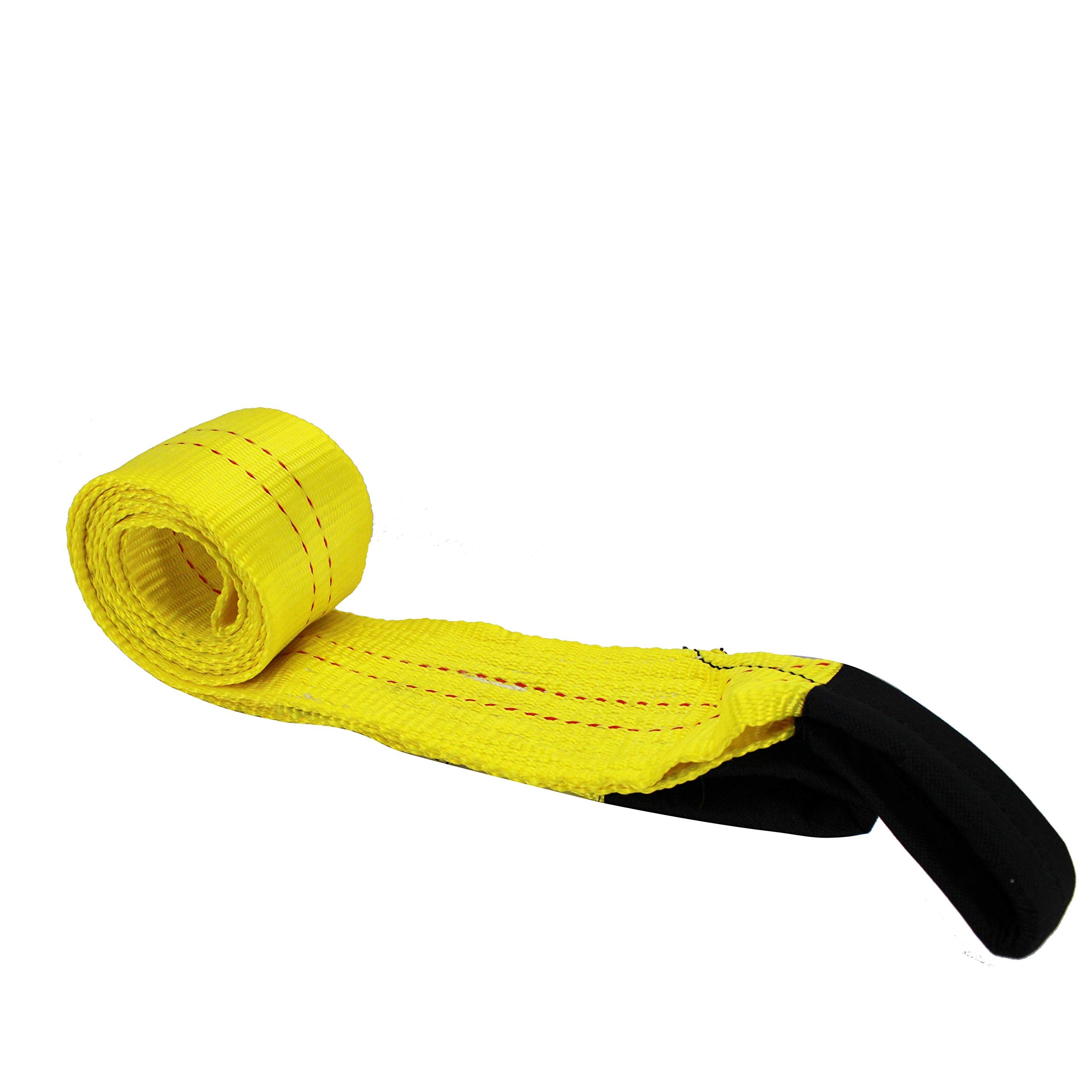 HFS(R) Yellow Tree Saver, Winch Strap, Tow Strap 30,000 Pound Capacity (3X8FT)