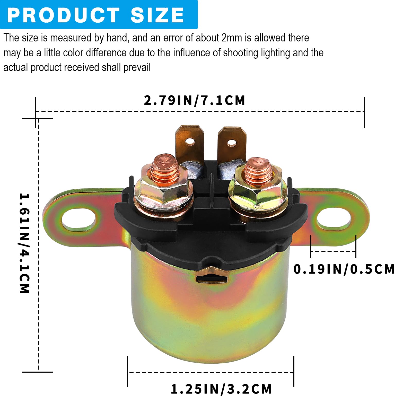 Starter Solenoid Relay Compatible With Can-Am Outlander Renegade 570 1000 1000R 450 500 650 800 800R 850 Max Traxter 2000-2020,