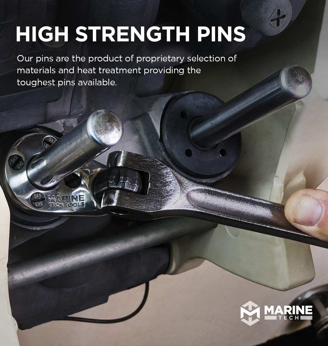 Marine Tech Tools Outboard Trim Tilt Pin Wrench Set For Suzuki, Johnson, Evinrude, Yamaha Outboard Tools, Tilt Trim Cap Removal