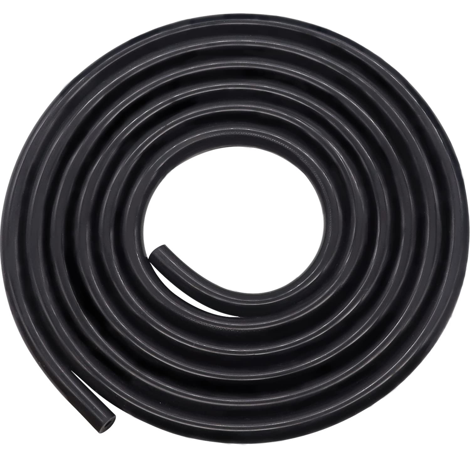 Taiss 6Ft Id 1/8 (3Mm) Silicone Vacuum Tubing Hose Line (Black),High Temperature 130Psi Max Pressure