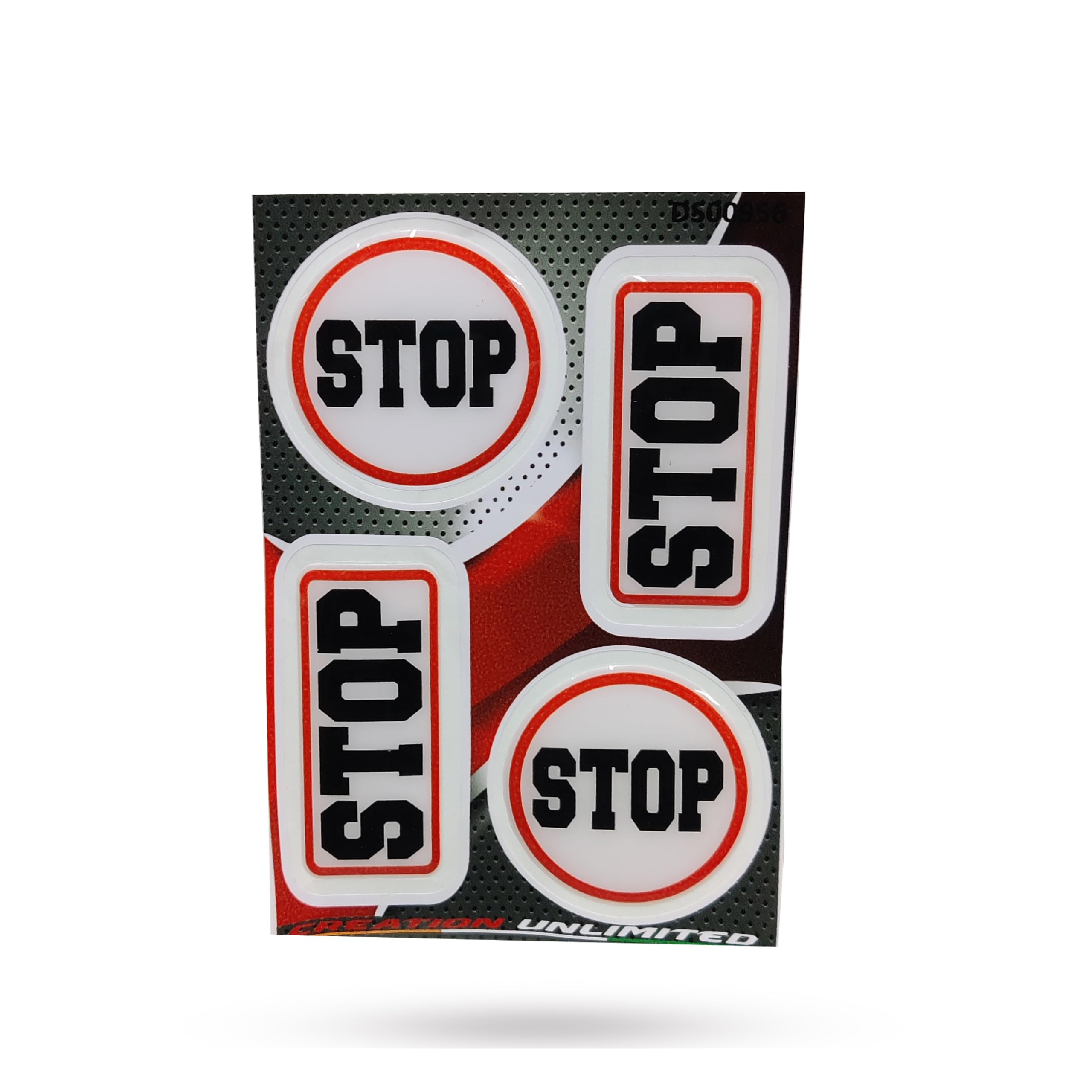 R.J.Von Stop Sticker For All Bike Rider Decoration Accessories All Latest Prayer Flags Interior