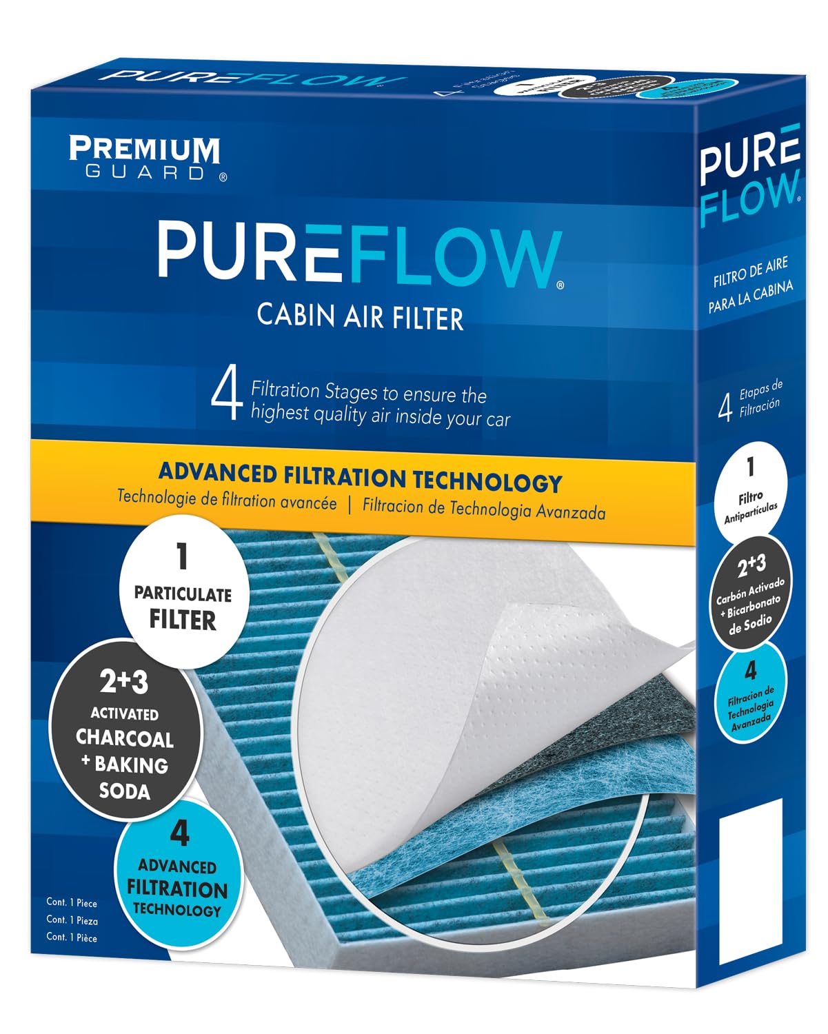 Pureflow Cabin Air Filter Pc5764X | Fits 2005-2020 Nissan Frontier, 2005-2012 Pathfinder, 2005-2015 Xterra, 2005-2009 Pickup, 20