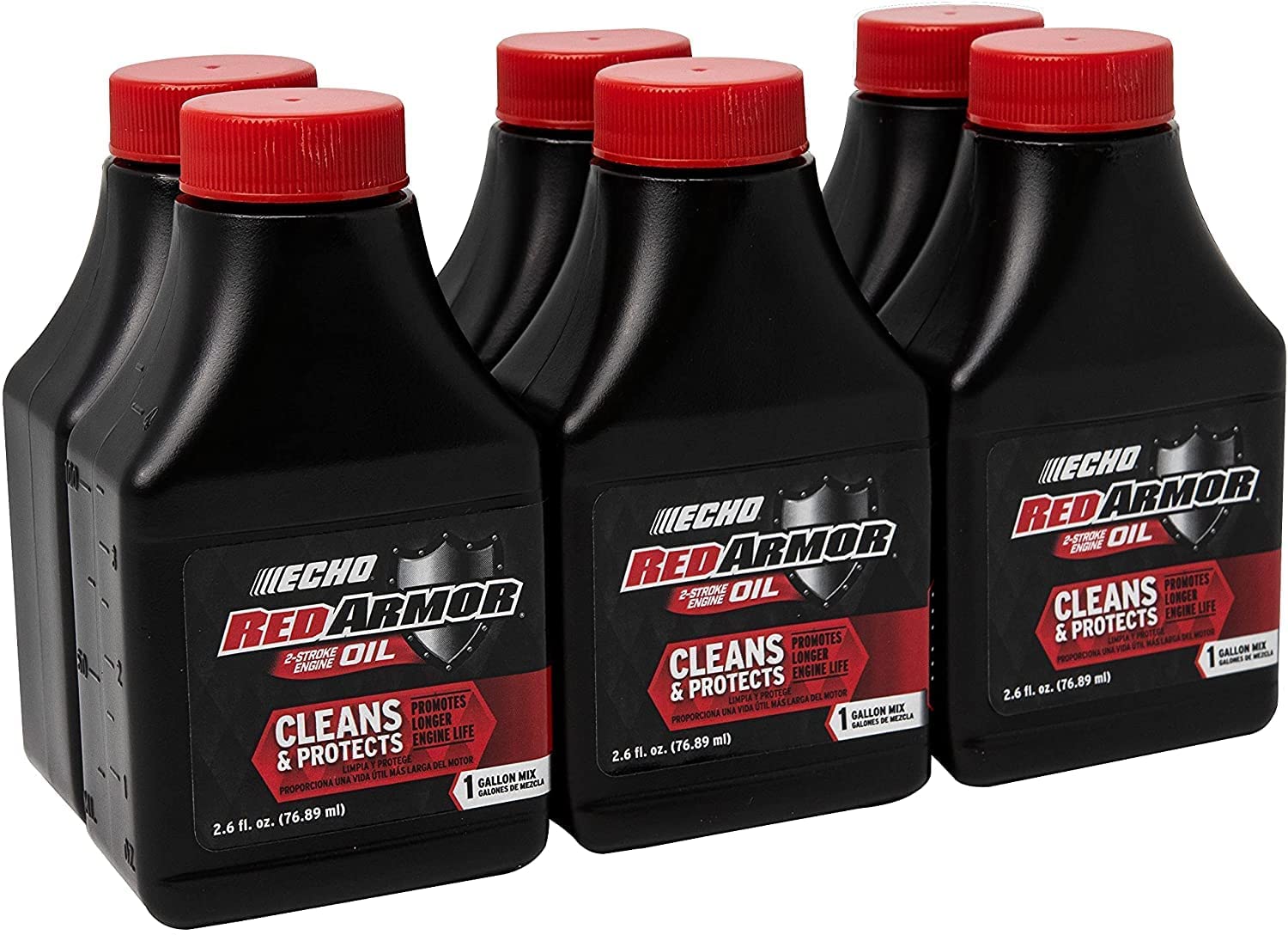 Echo 6550001 Red Armor 2Cycle Engine Oil, Pack Of 6