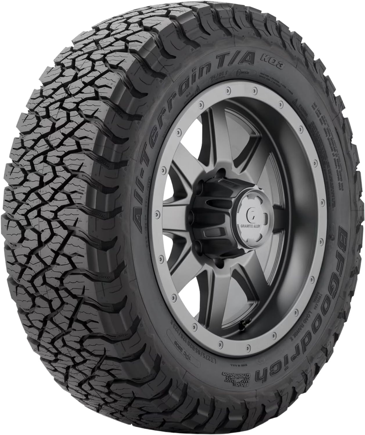 BFGoodrich All-Terrain T/A KO3 Car Tire for Light Trucks, SUVs, and Crossovers, LT275/65R20/E 126/123S
