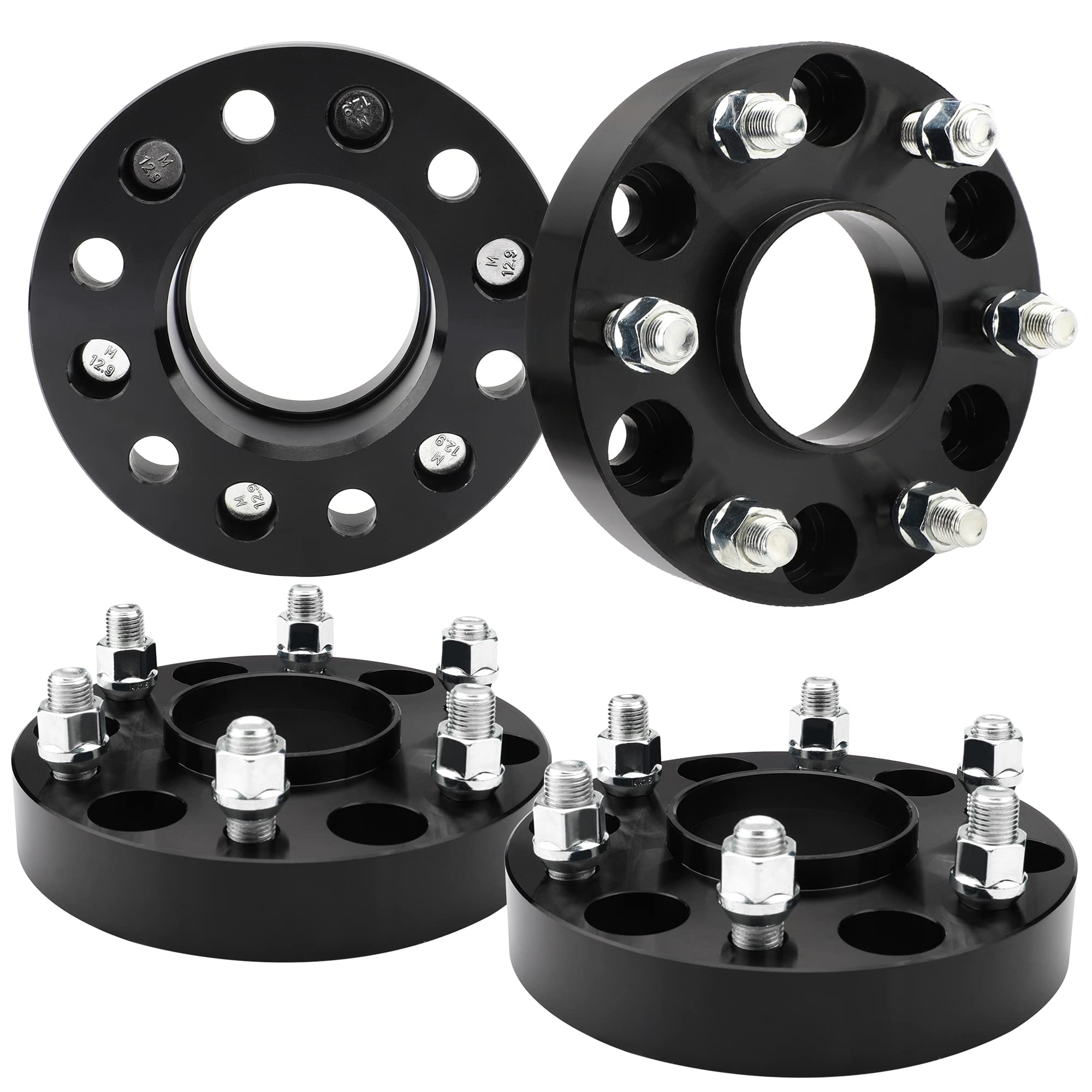EZISOE 1.25 Inch 6x5.5 Wheel Spacers for Silverado 1500 Tahoe/Yukon 1500 Sierra 1500, 6x139.7 Wheel Spacers 78.1mm Hubcentric wi