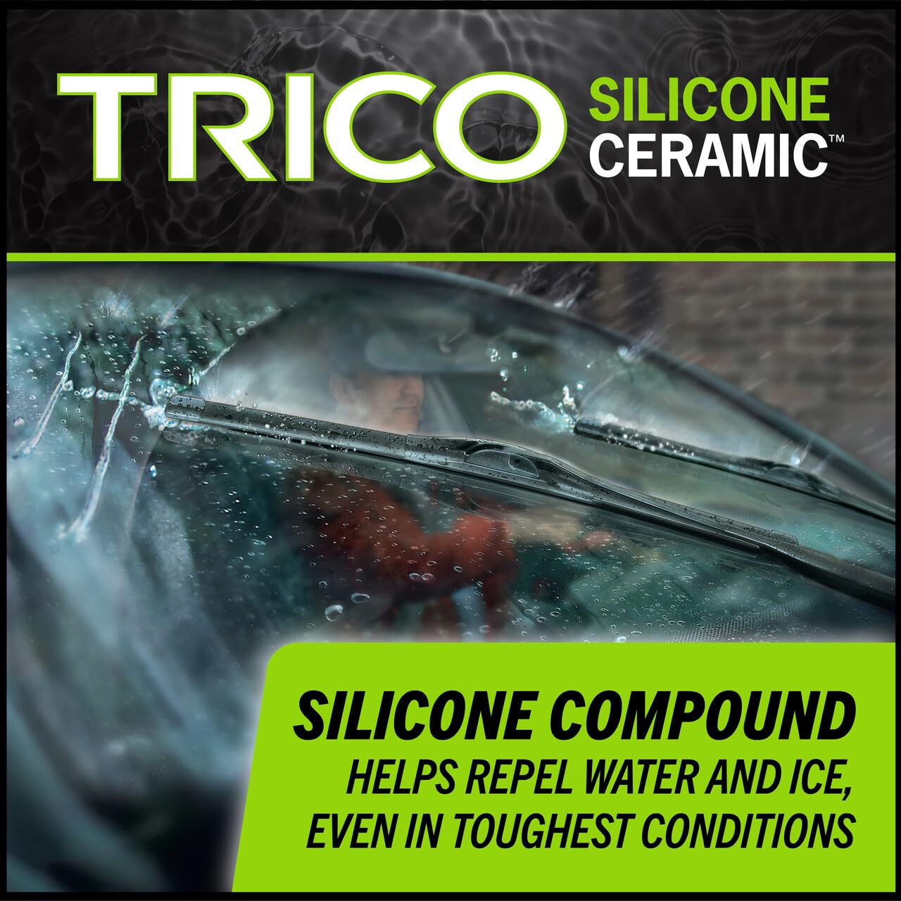 Trico Silicone Ceramic Automotive Replacement Windshield Wiper Blade, Ceramic Coated Silicone Super Premium All Weather Includes 26 Inch & 26 Inch Beam Blades For Select Mercedes-Benz Models (90-2626)