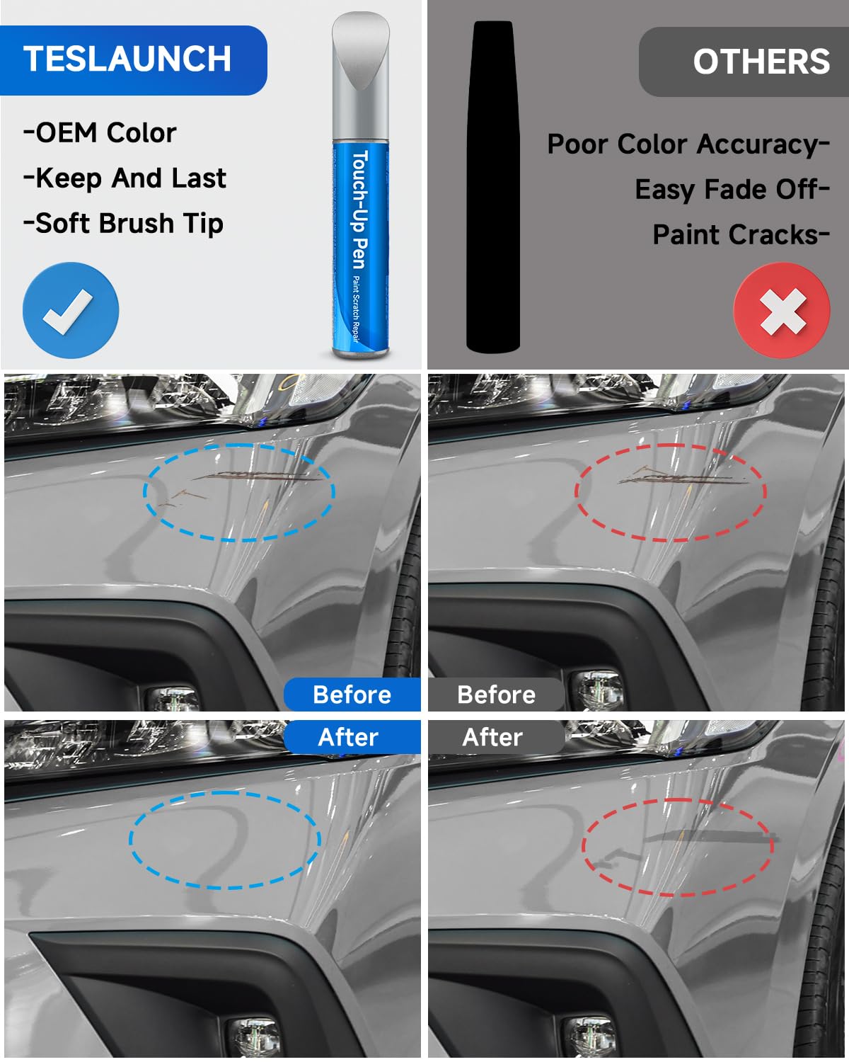 B-593M Aegean/Diffused Sky Blue Metallic Touch Up Paint Compatible with Honda Exact Match Touch Up Paint Car Scratch Repair