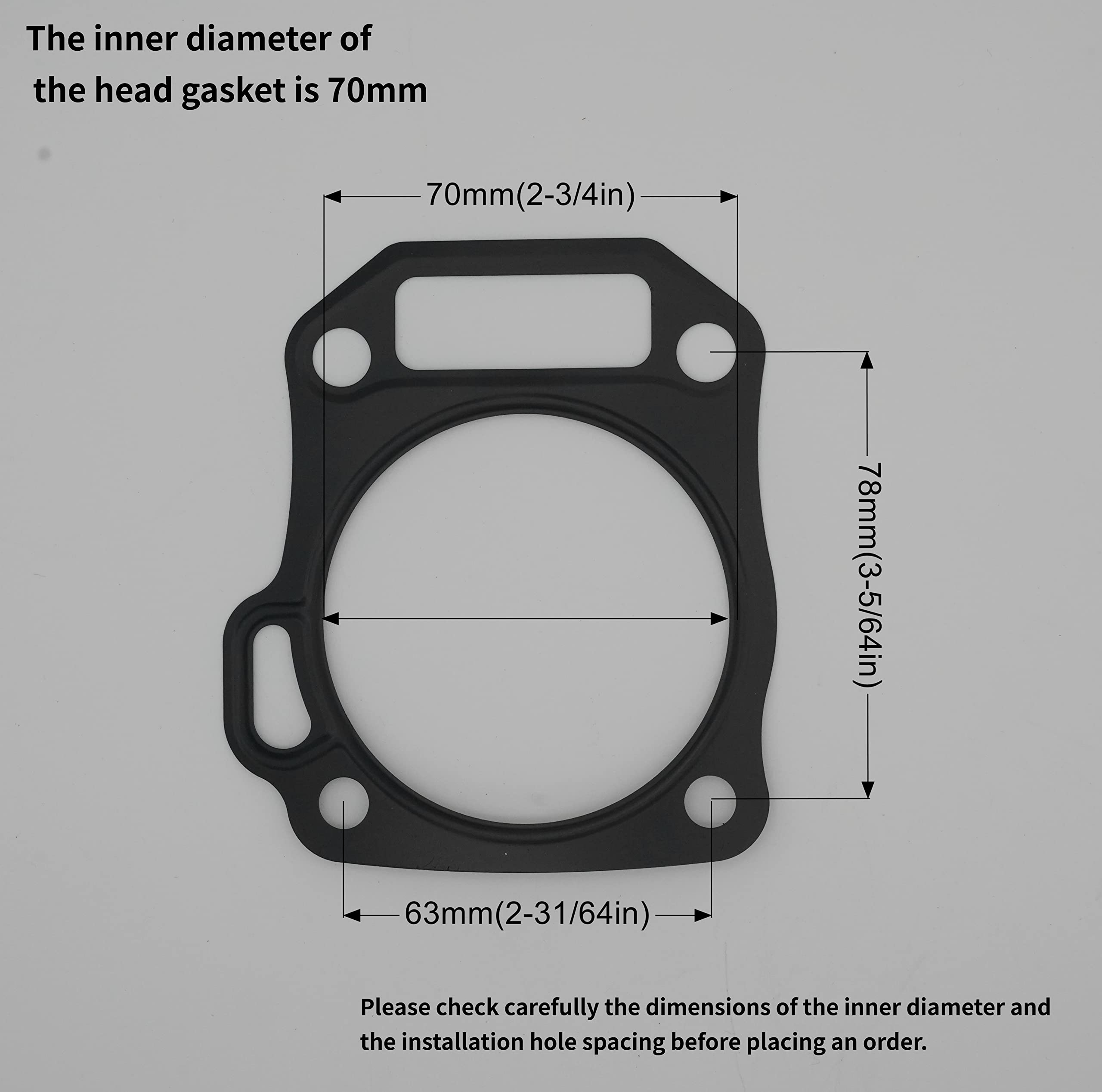 Strongthium Non Hemi Gasket Set Kit For Predator Tillotson Lifan Ducar Locin Lifan 210 212 213 224 Mini Bike Go Kart Engine Upgr