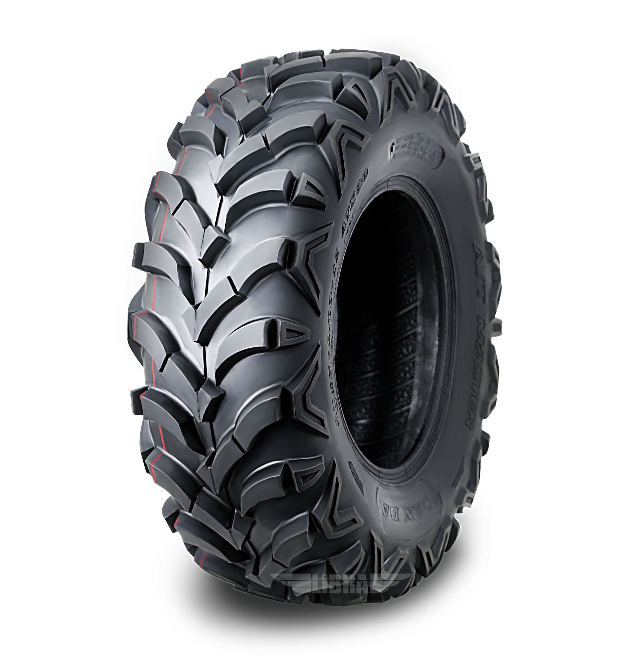 Wanda Set Of 4 Atv Utv Tires 25X8-12 25X8X12 Front & Rear 6Pr P341