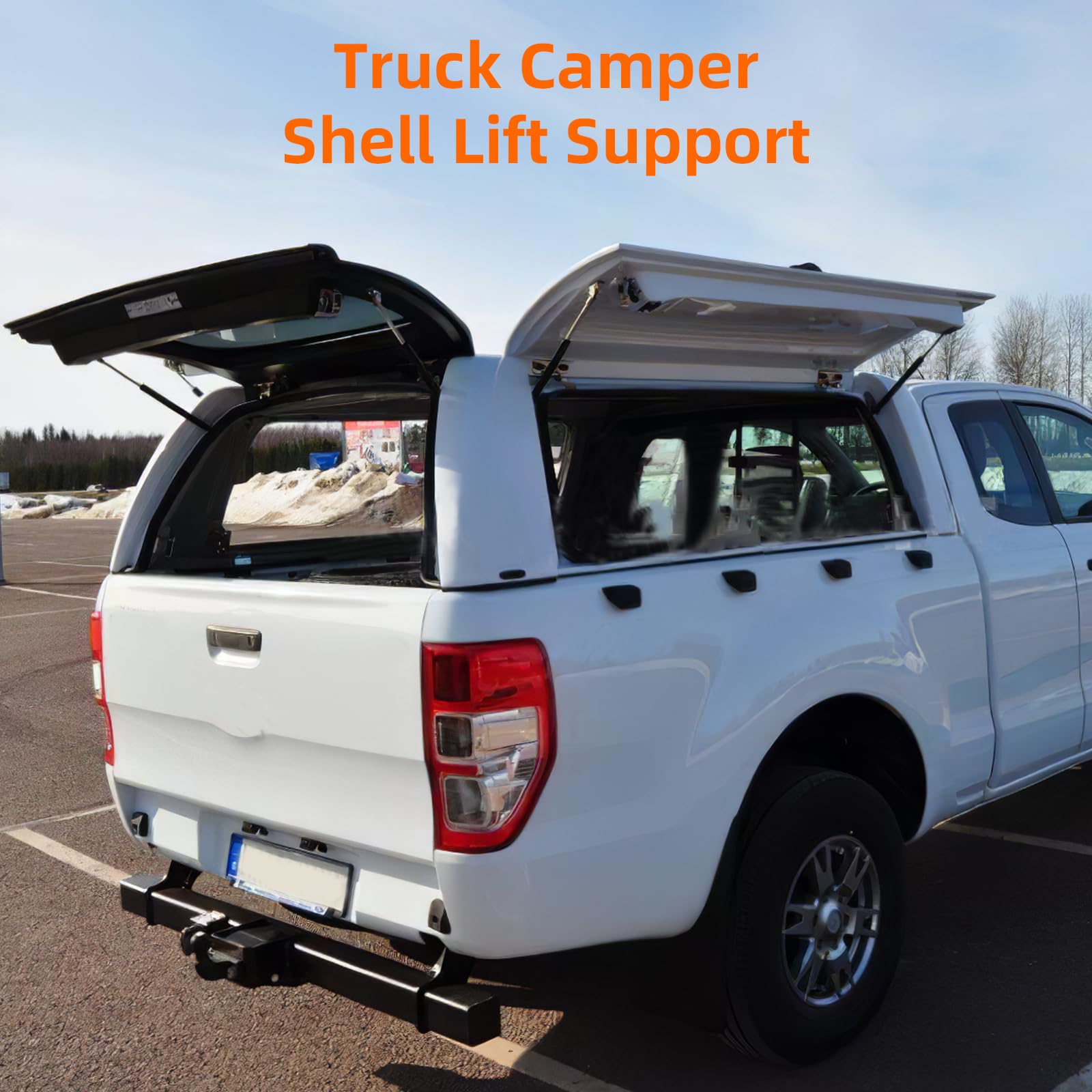 Euplokeer C16-03795 12In 24Lb/107N Gas Shock Strut Lift Support For Truck Weatherguard Tool Box Camper Shell Window, Are Pickup