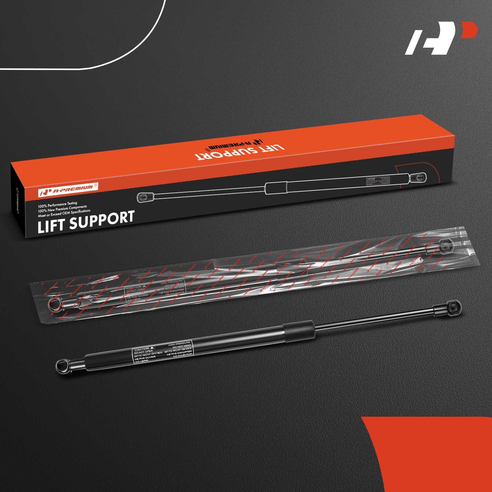 A-Premium Tailgate Rear Hatch Lift Supports Shock Struts Springs Compatible With Select Jeep Models - Grand Cherokee 2011 2012 2