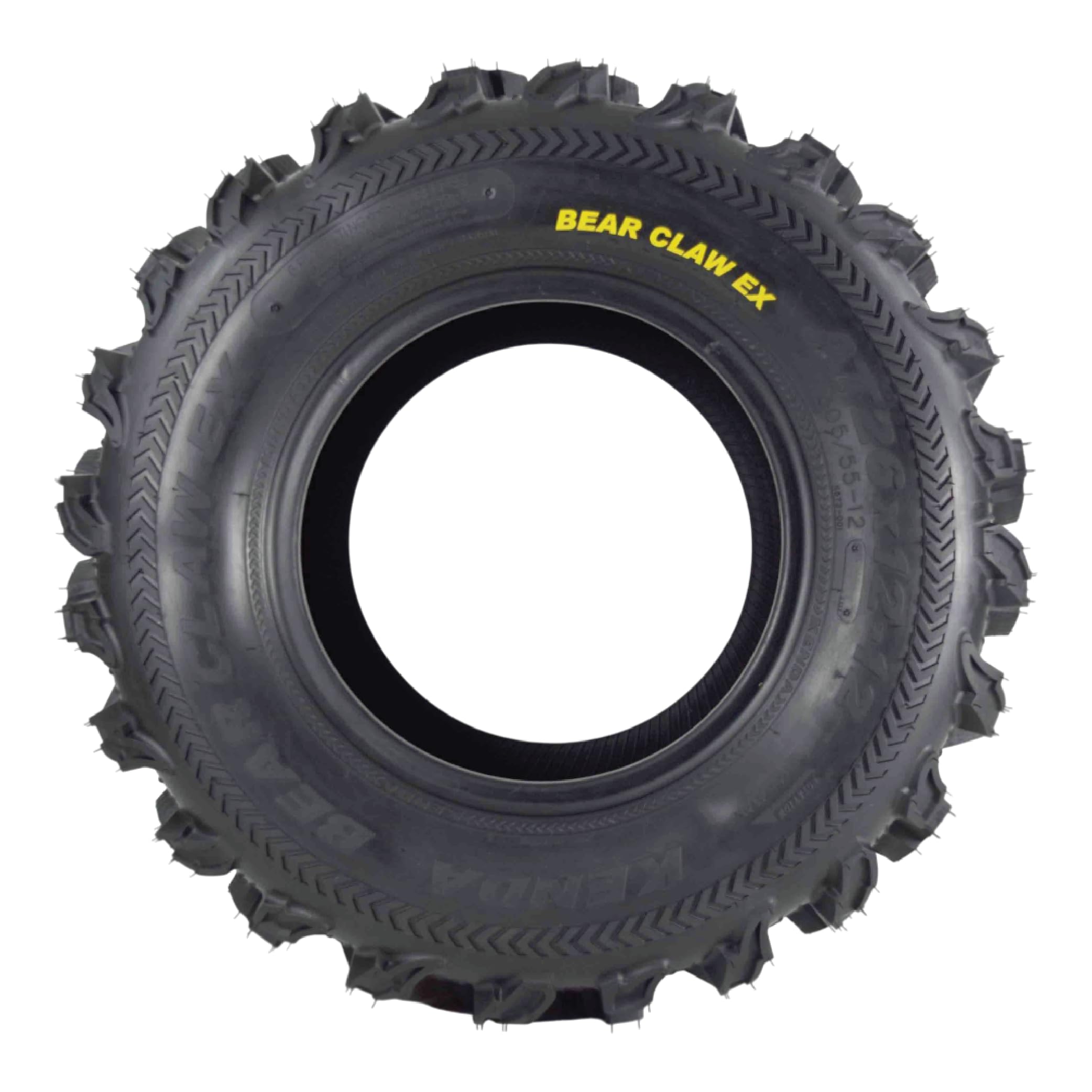 Kenda Bearclaw EX K573 Rear Tire - 6-Ply, 26x12-12 for ATV, UTV, SxS Vehicles - Durable Rubber Construction