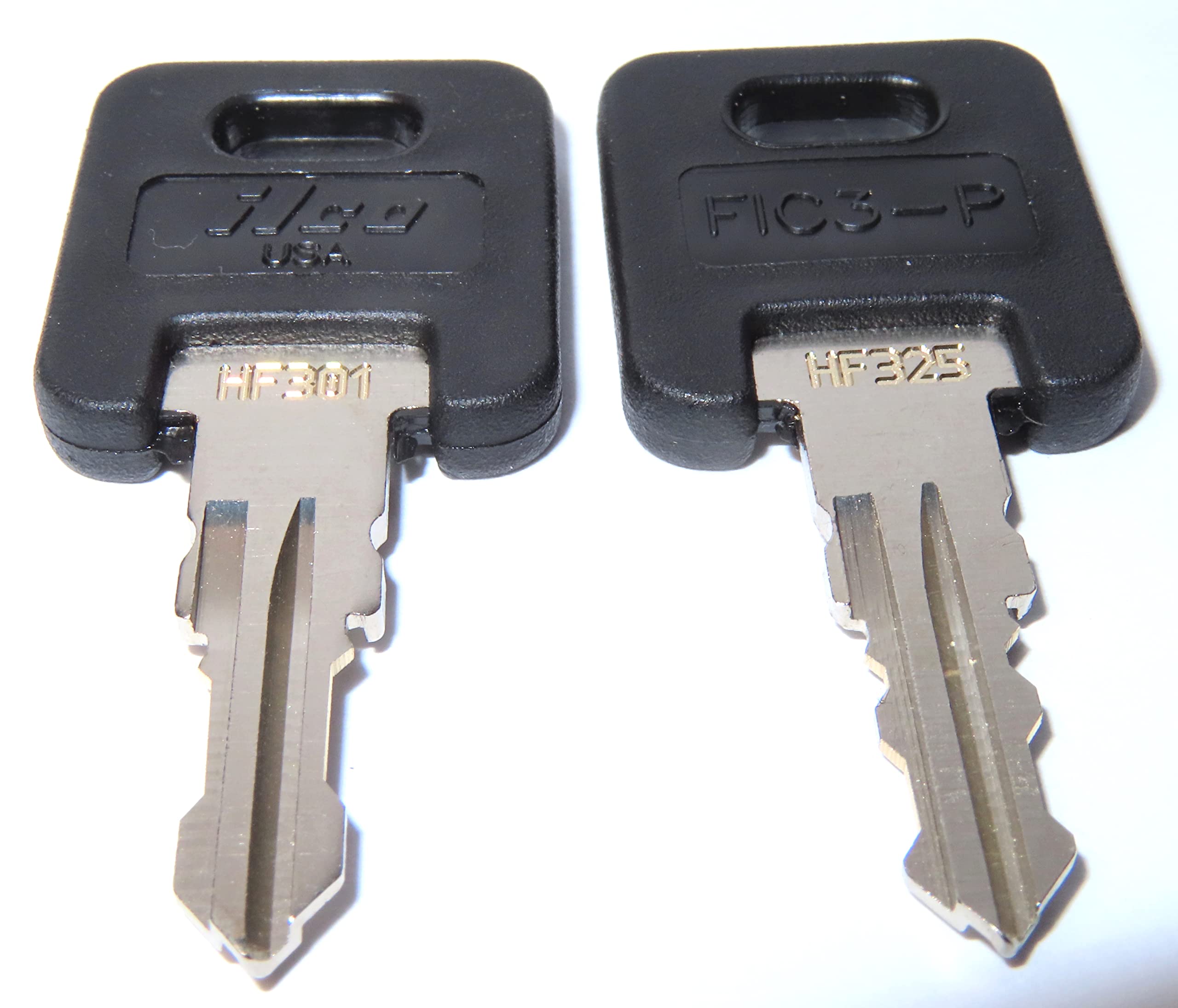ILCO RV Motorhome Trailer Keys Cut for HF301 to HF325 Travel Trailer Motor Home Toy Hauler Keys -Like New