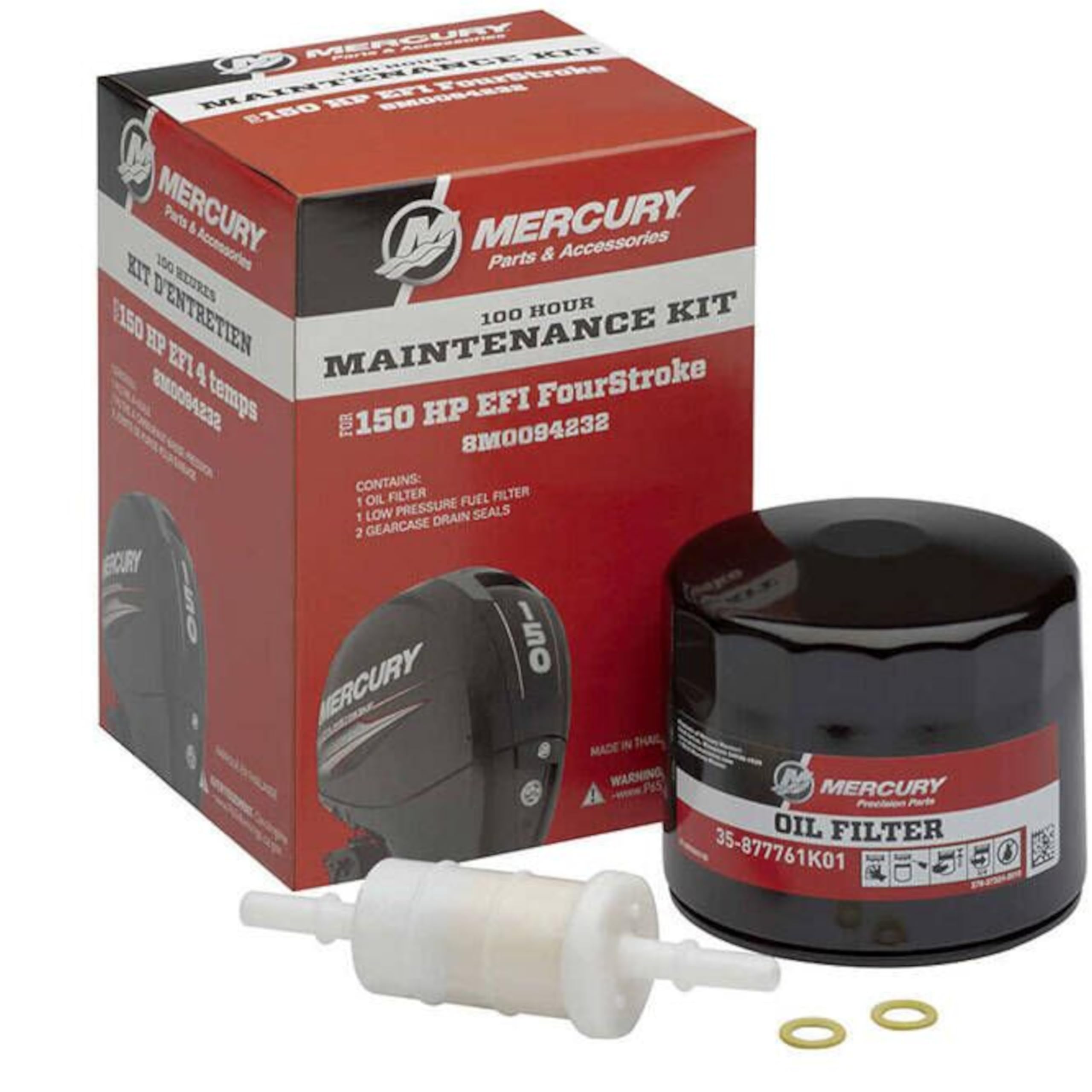 MERCURY OEM 100 Hour Maintenance Kit for 150HP EFI FourStroke Outboard 8M0094232