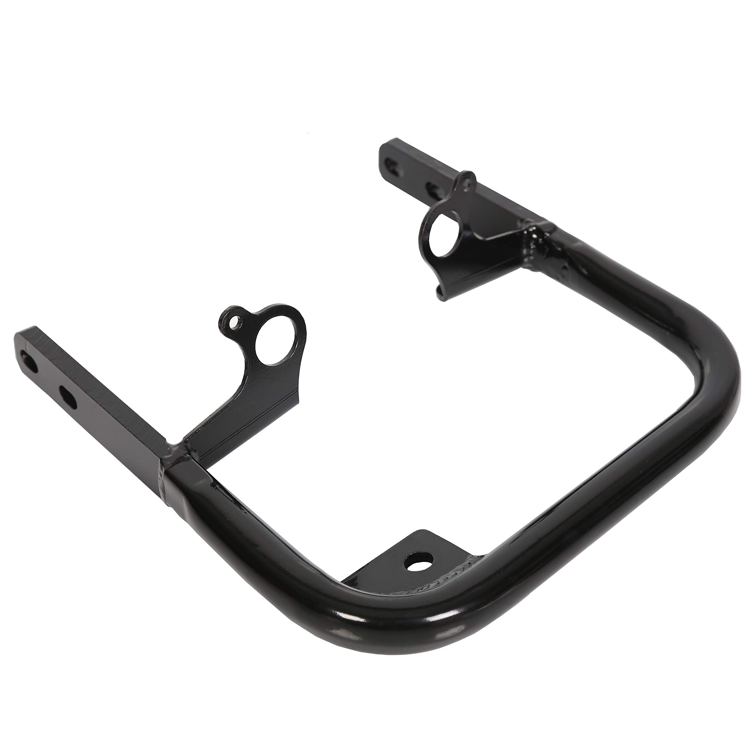 ECOTRIC Rear Bumper Grab Bar for Yamaha YFZ 450 (2004-2013) - Black Aluminum, Medium Size, Model VC-LYHD-45