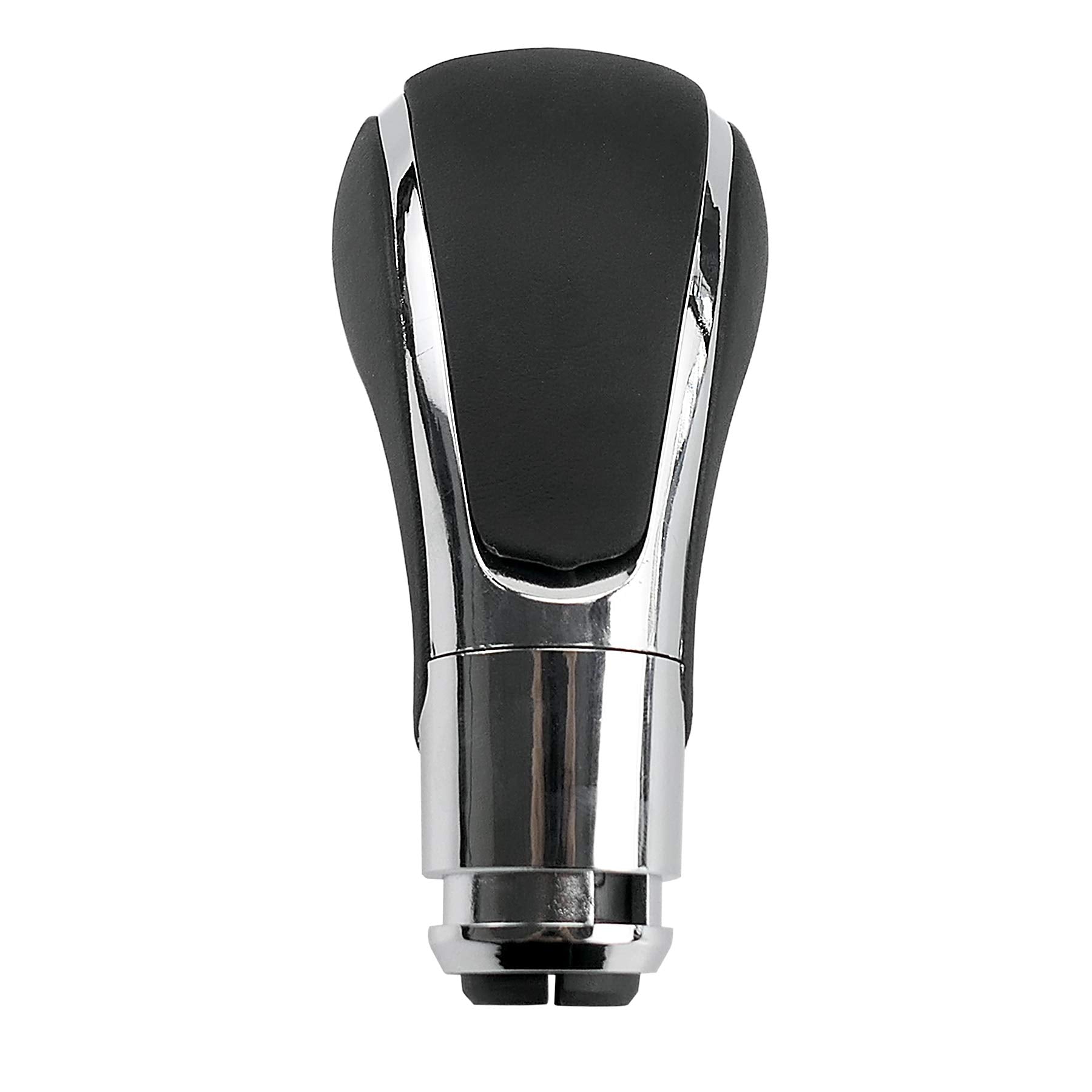 AUGREX Gear Shifter Knob for Buick Verano 2012-2017, Black Leather Shift Knob Adapter, Plastic Material