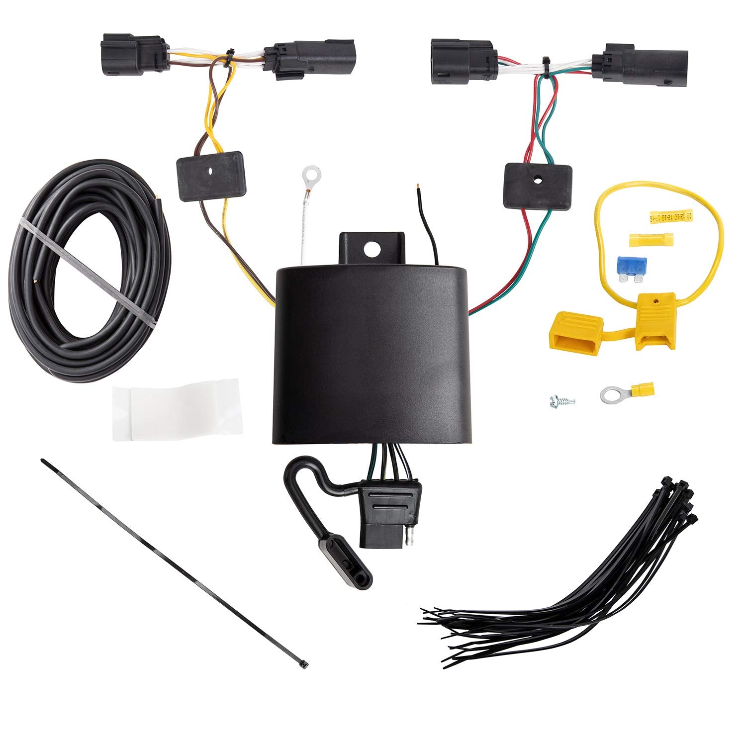 Tekonsha TOne TConnector Harness, 4Way Flat, Compatible with Select Ford Edge