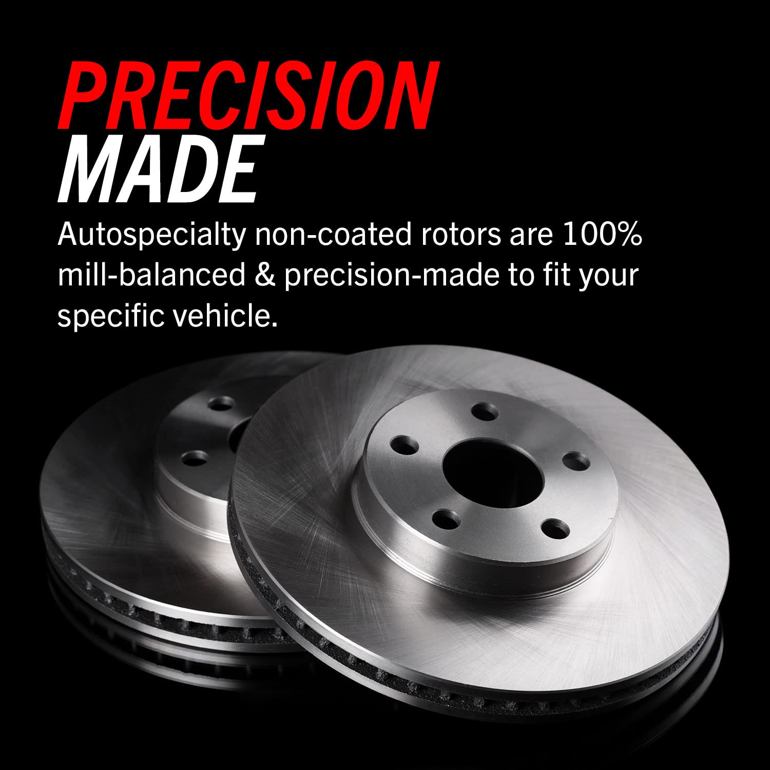 Power Stop KOE1064 Autospecialty Front Replacement Brake Kit-OE Brake Rotors & Ceramic Brake Pads For 2002 2003 2004 2005 2006 T