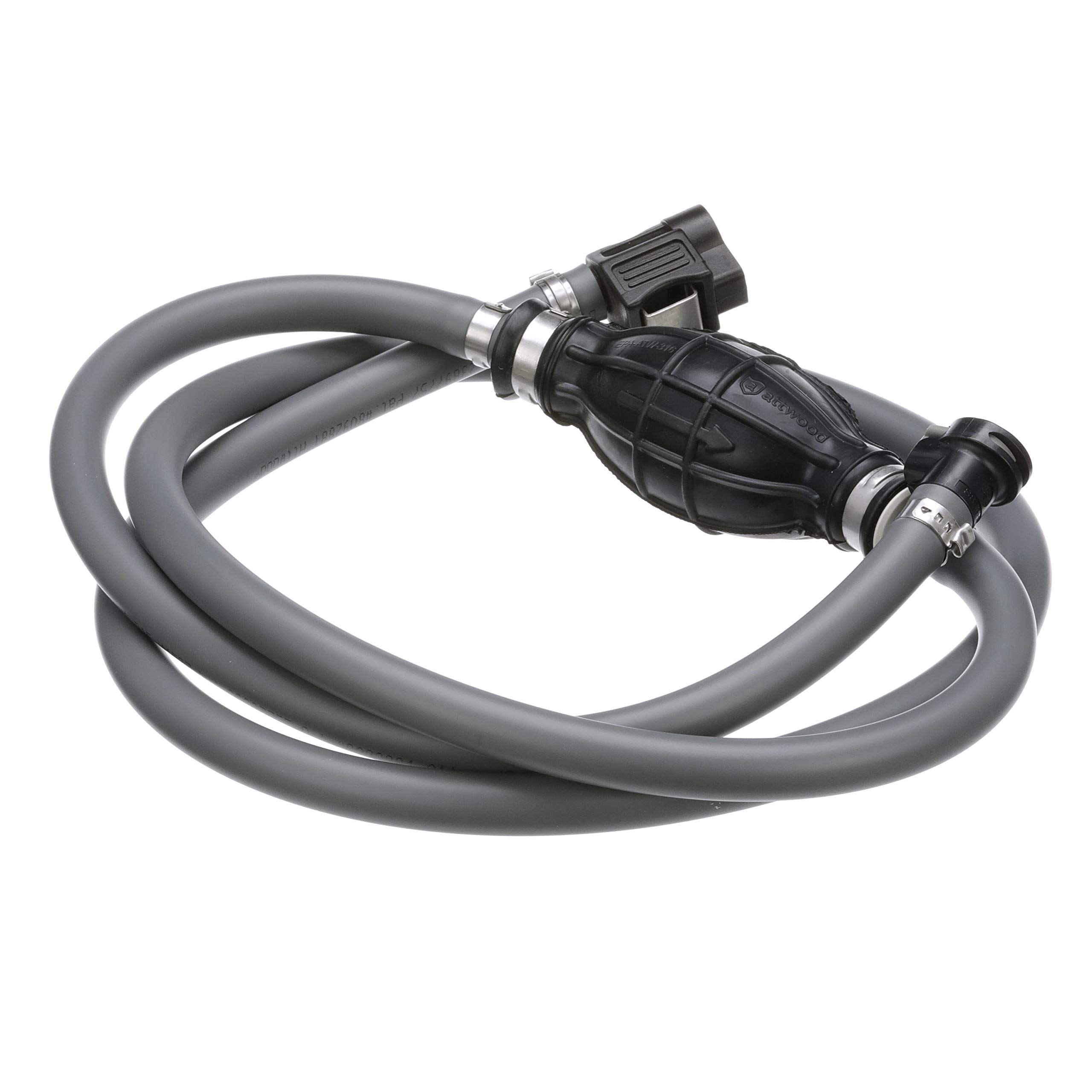 Attwood 93806Hus7 Honda Fuel Line Kit, 6 Feet Long, 3/8-Inch Diameter, Multi-Layer Low-Permeation Primer Bulb