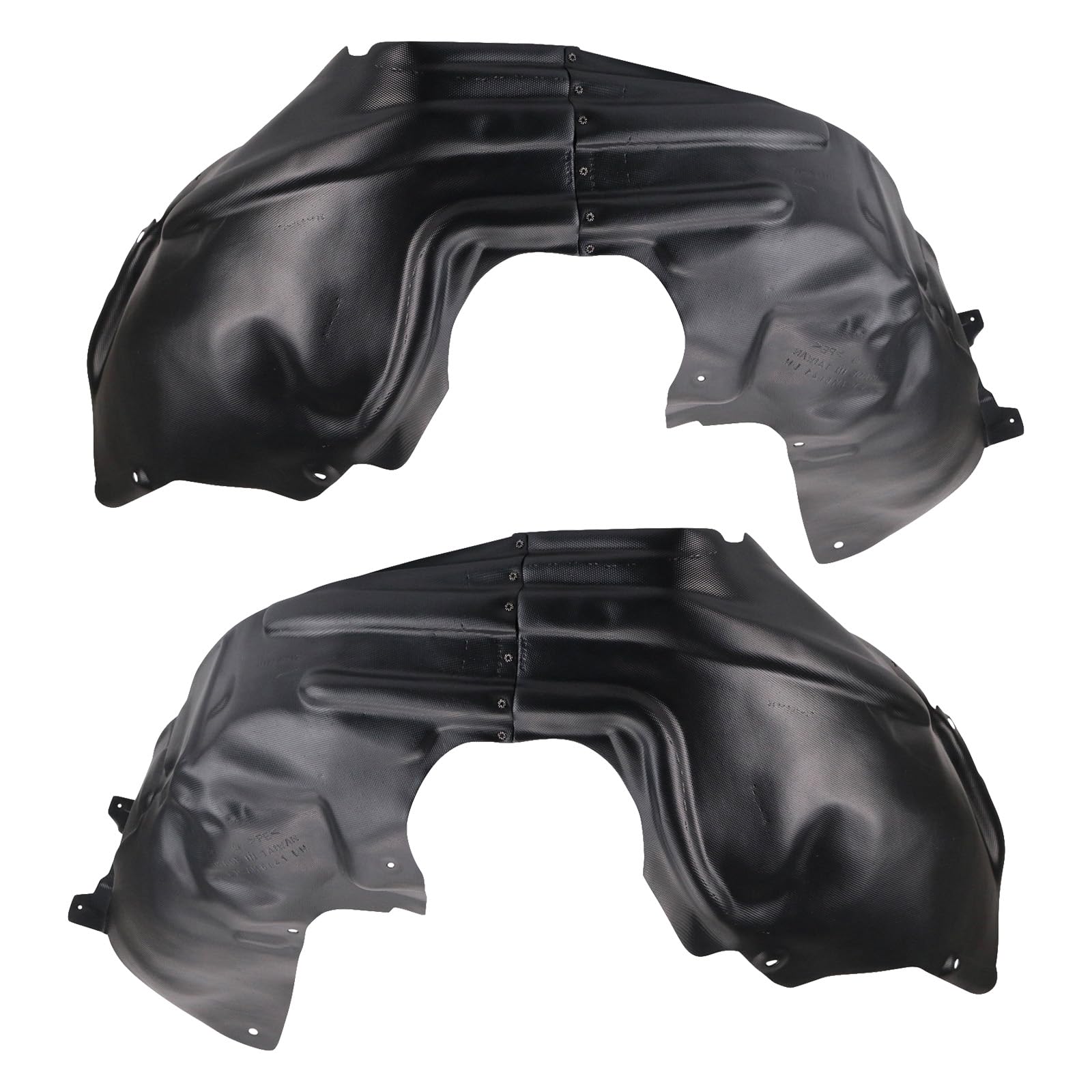 Trq Inner Fender Liner Set Compatible With 2014-2018 Jeep Cherokee Ch1248162 Ch1249162