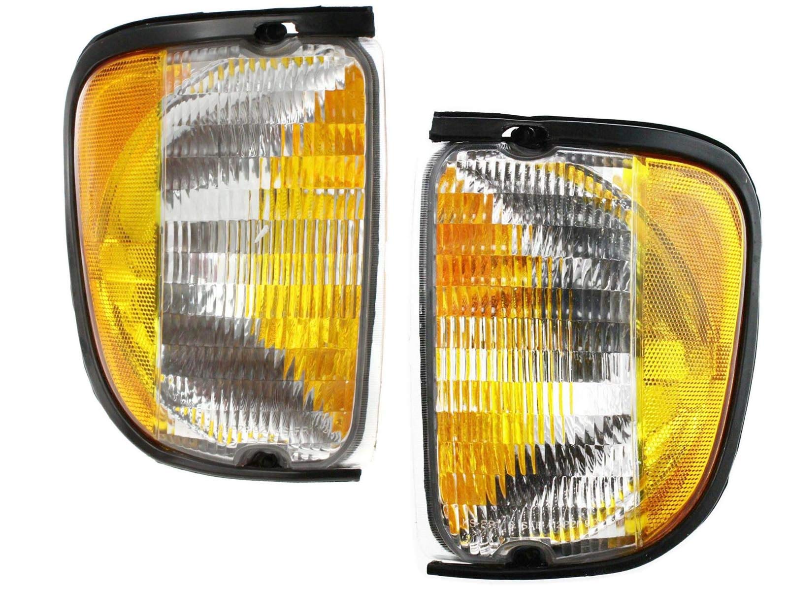 Auto Parts Avenue APA Replacement Park Signal Lamp for 92-03 1992-2003 Econoline Pair Passenger Right RH and Driver Left LH Side