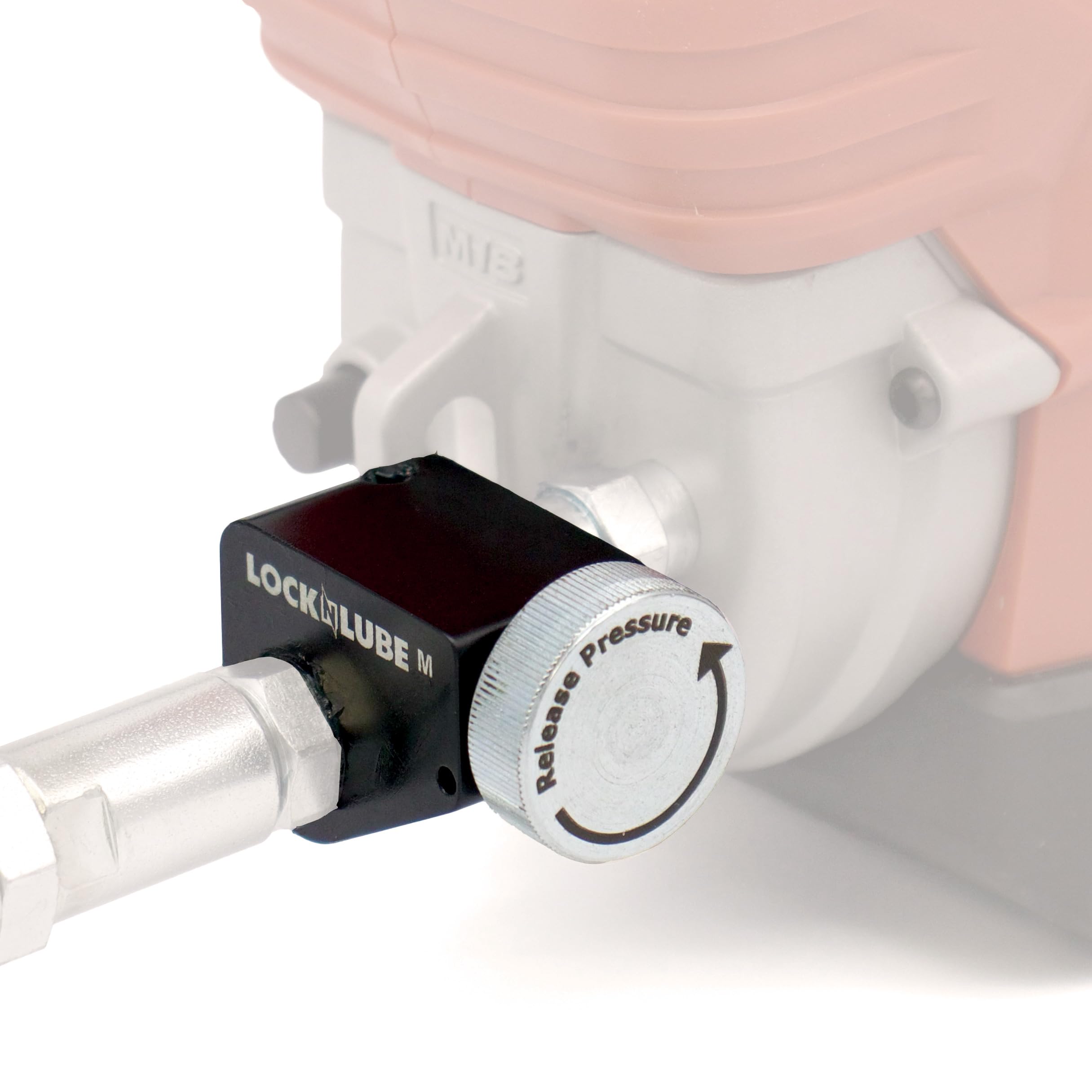 LockNLube Pressure Return Valve For Use With Cordless Grease Guns. No more pressure locks! Returns grease to the tube. Releases 