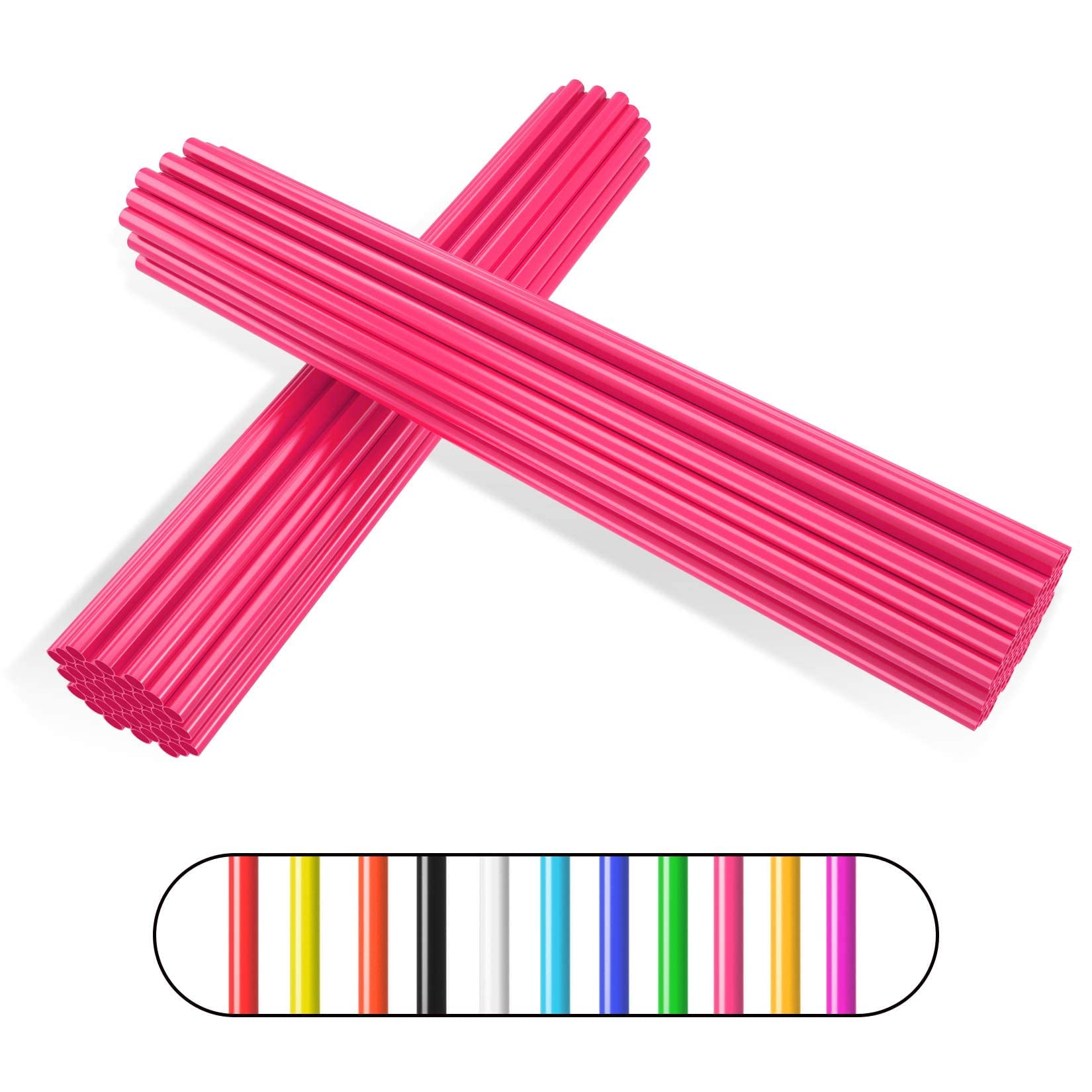 Psler 72 Pcs Pink Spoke Skins Spoke Covers Trim Wrap Cover Decoration Protector Pipe Motorcycle Motocross Pit Dirt Bike