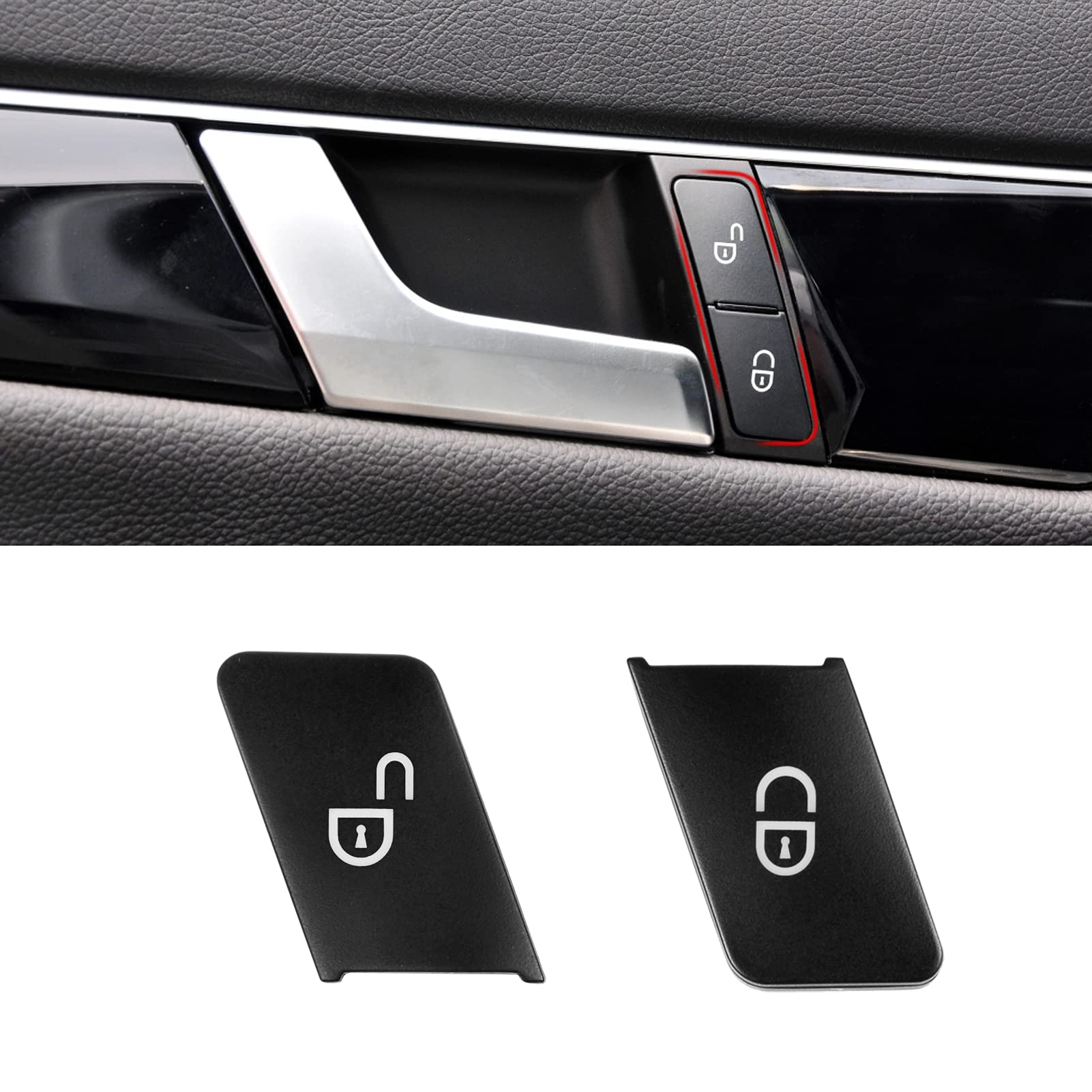 Jaronx Compatible With Mercedes Benz Door Lock Button Door Lock Switch, Door Buttons Lock Unlock Button For B-Class W246,C-Class