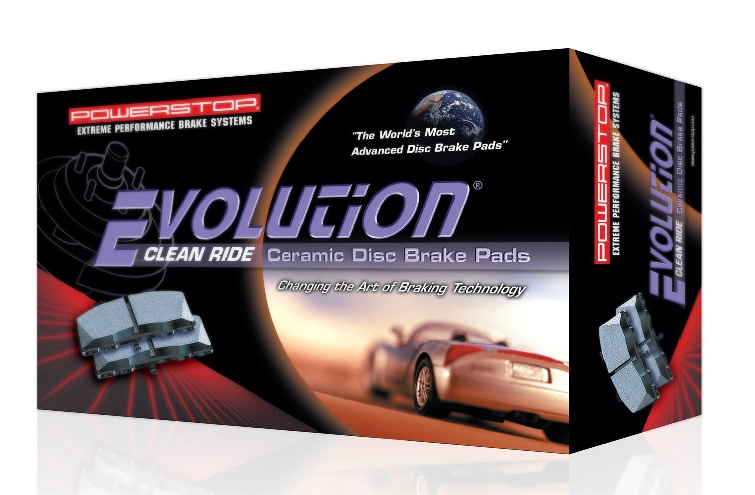 Power Stop 16-1432 Z16 Evolution Front Ceramic Brake Pads For 2012-2017 Azera | 2010-2012 Santa Fe | 2013-2018 Santa Fe Sport |