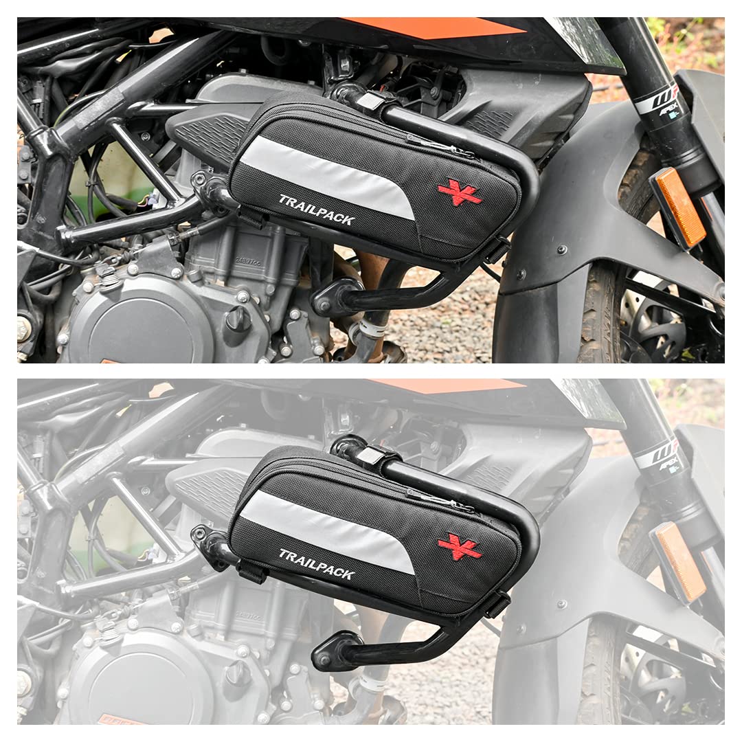 ViaTerra KTM ADVENTURE TRAILPACK (set of 2) I Accessories for KTM ADV 390 & KTM ADV 250 I Suitable for off road & trail rides I