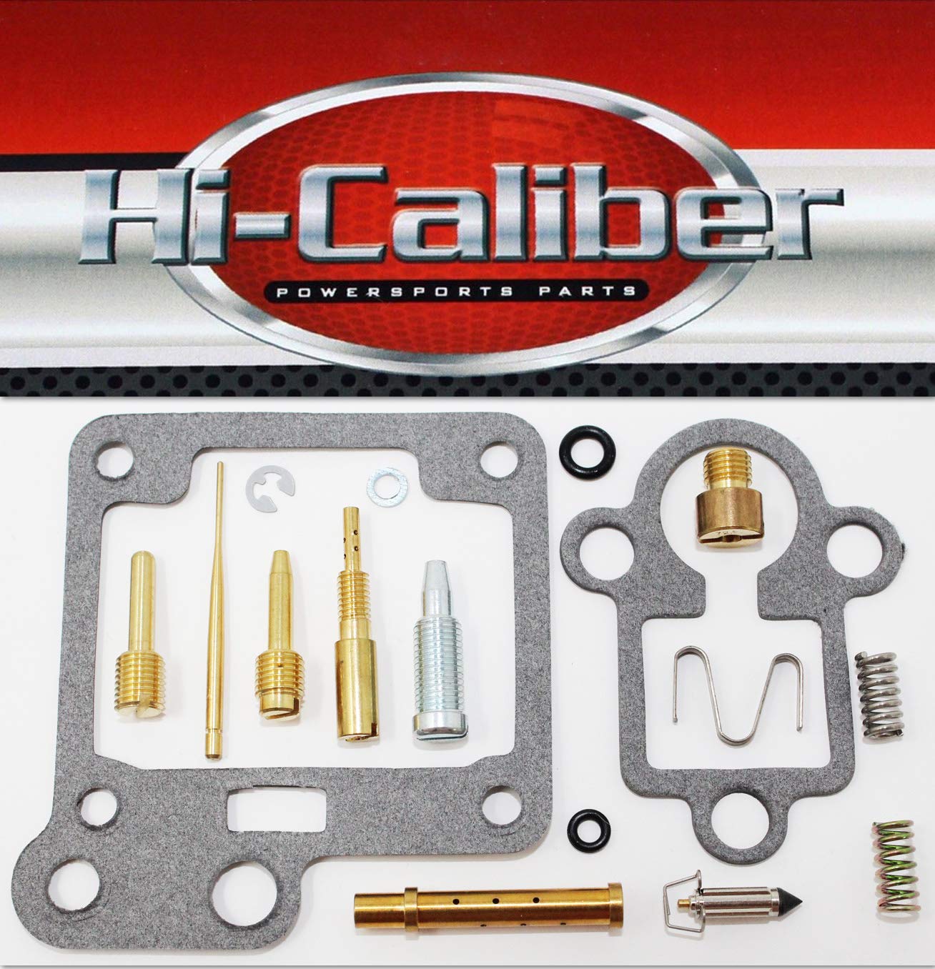 Hi-Caliber Powersports Parts Carburetor Rebuild Kit For 2004-2008 Yamaha Yfm 50 Raptor Atvs Carb Repair