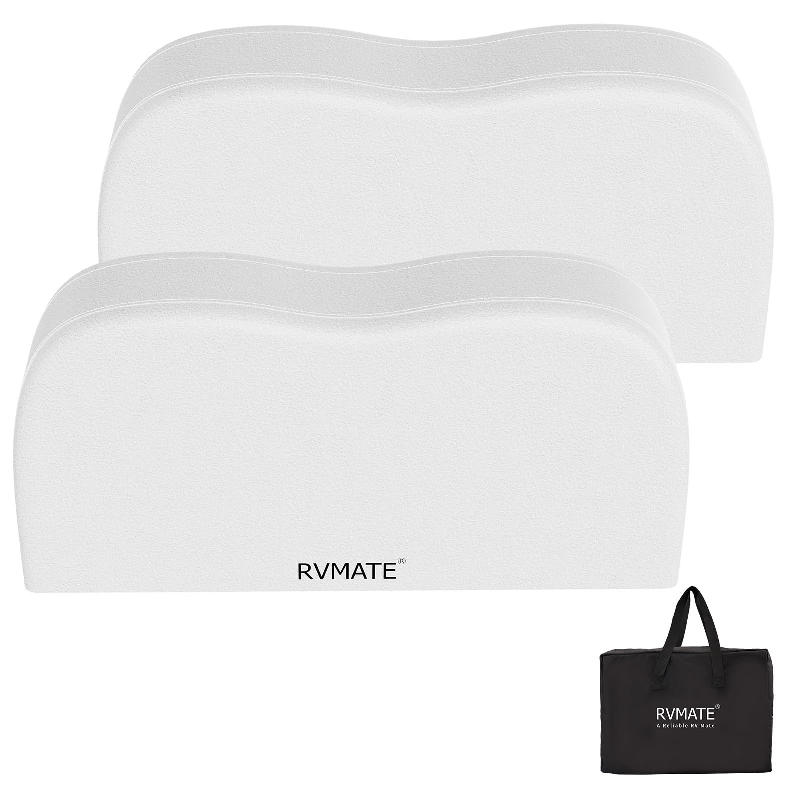 Rvmate Rv Tire Covers, Dual Axle Wheel Cover (2 Pack) Fits 30''-33'' Diameter Tires, Waterproof Anti-Uv White Dual Tire Covers R