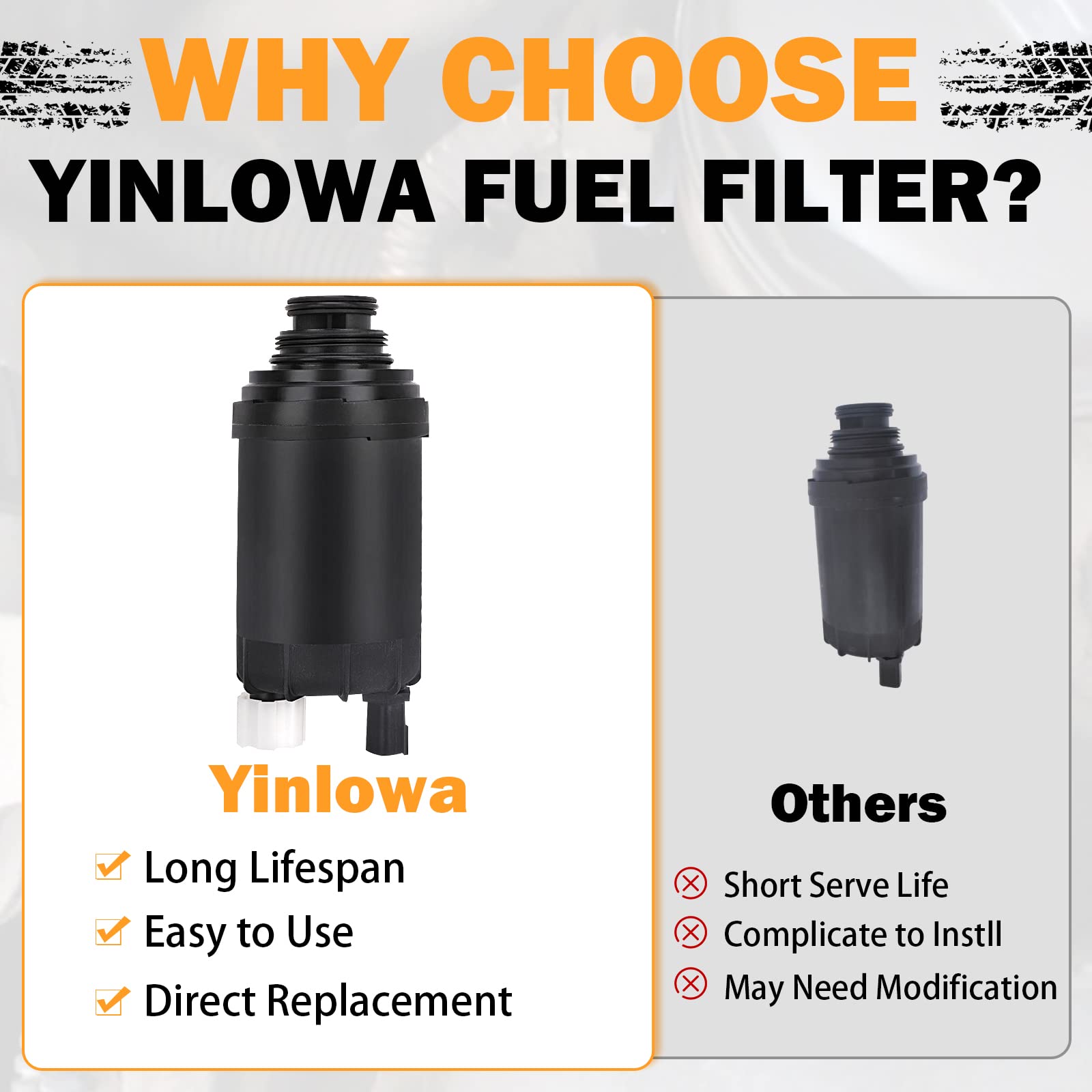 7023589 Bobcat Fuel Filter Water Separator for Bobcat Skid Steer T870 T770 T740 T750 T650 T630 T595 T590 T550 T450 S450 S510 S53