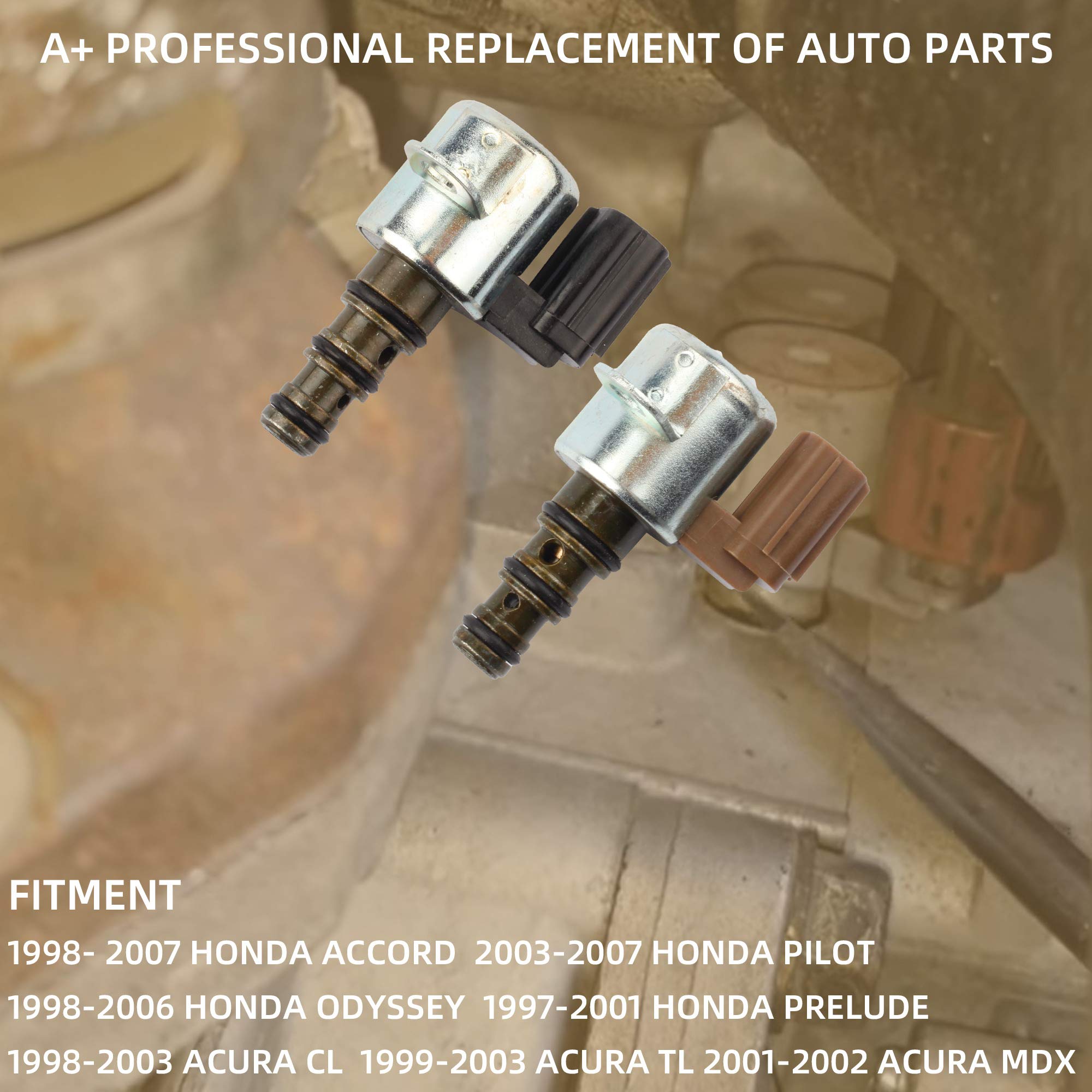 Dasbecan 28400-P6H-013 Transmission Shift Control Solenoid Valve B&C Shift Solenoid Compatible With Acura Tl 1999-2006 Acura Cl