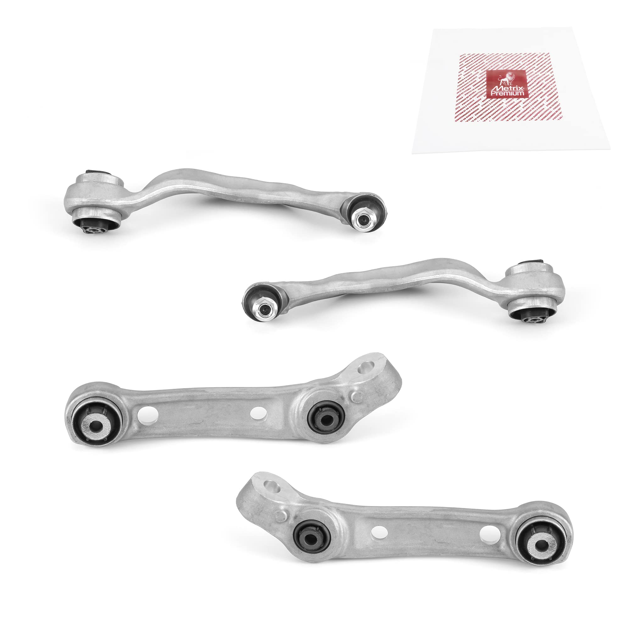 Metrix Premium Chassis Parts - 4 Pc Lower Forward & Rearward Control Arm Kit Fits 2018-2022 Bmw 530E Xdrive, Replacement 527-394