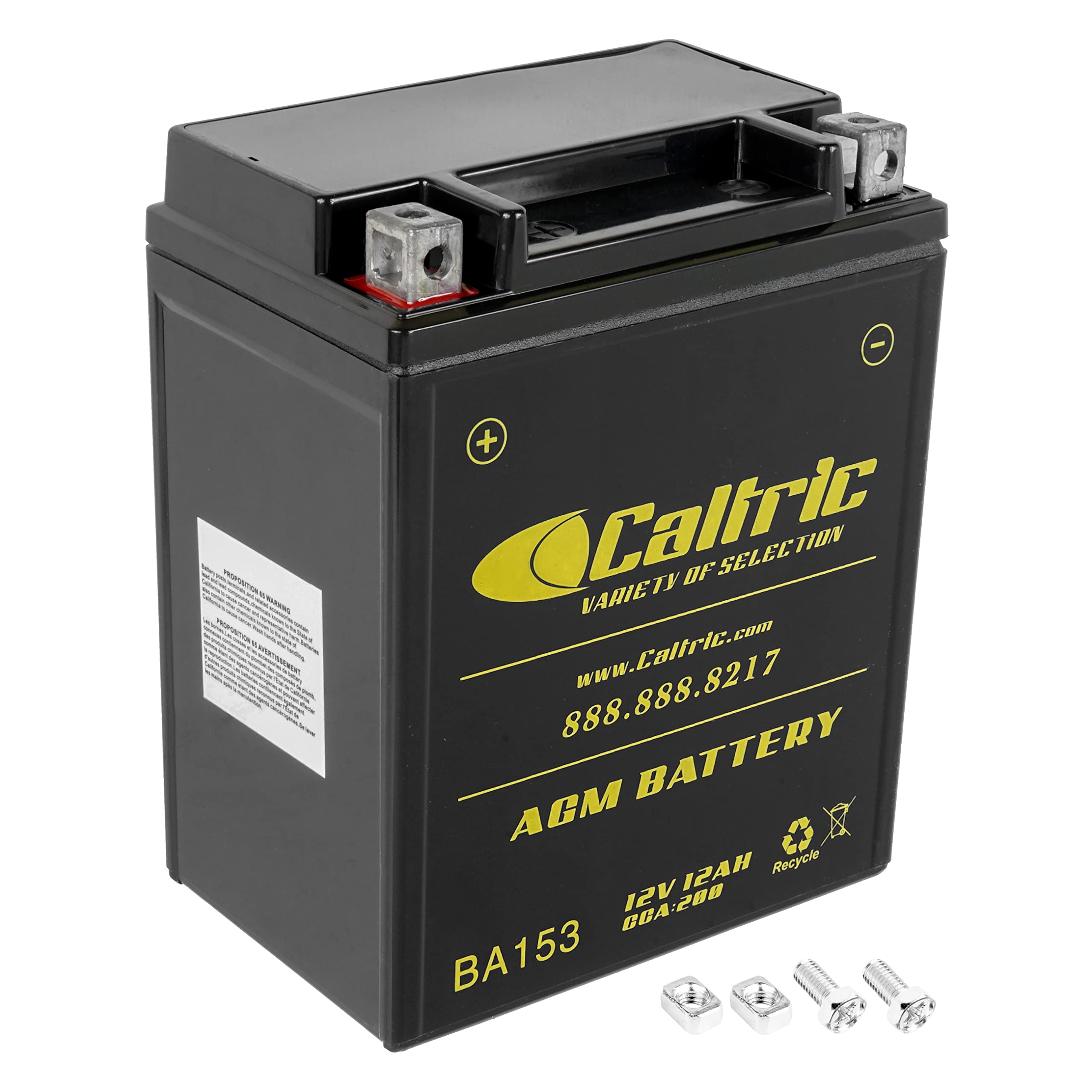 Caltric Agm Battery Compatible with Polaris Magnum 330 2X4 4X4 2003-2006